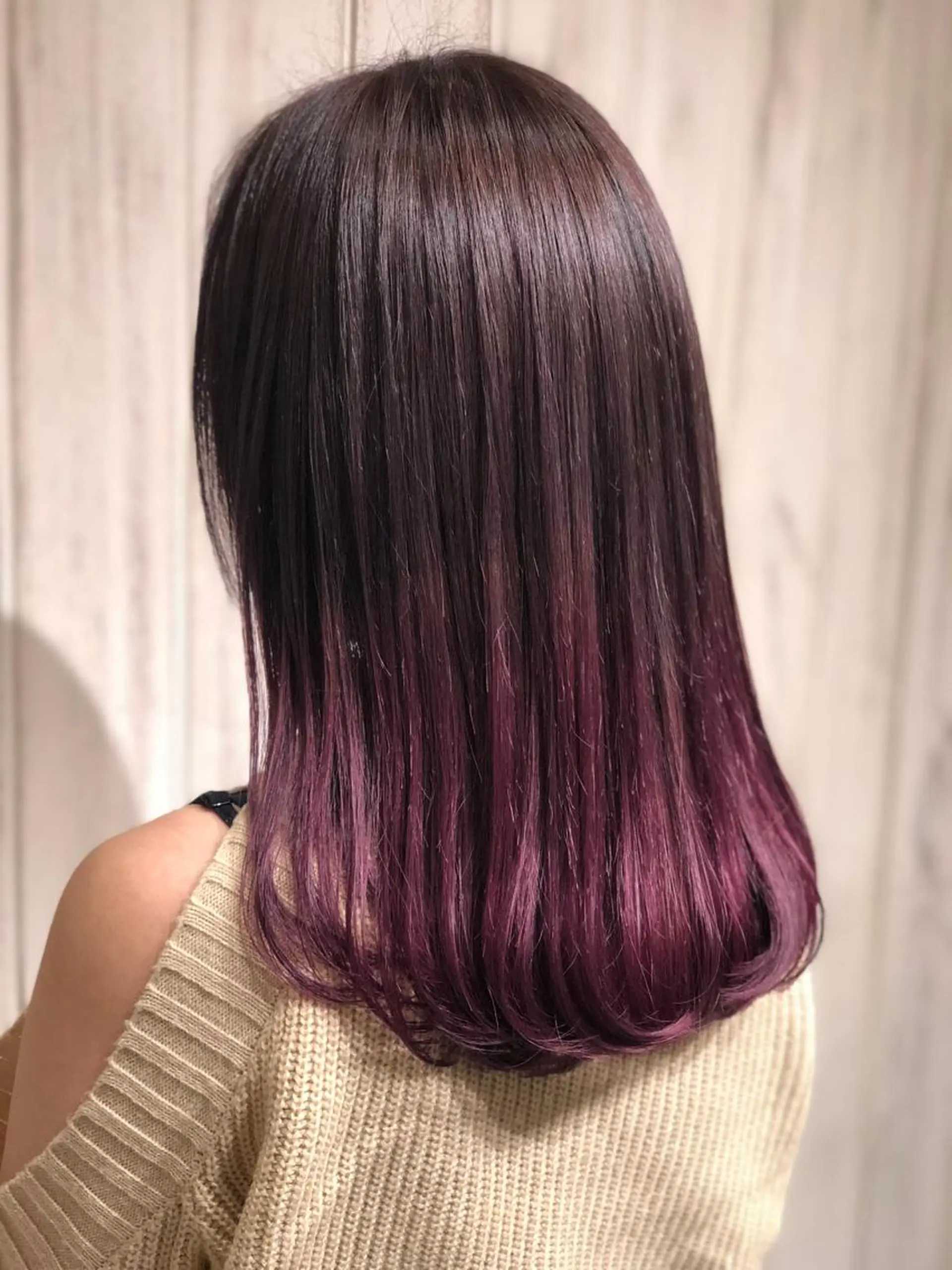 セミロング FENICE onthe beach所属・永井大樹✨ 透明感カラー✨のヘアスタイル