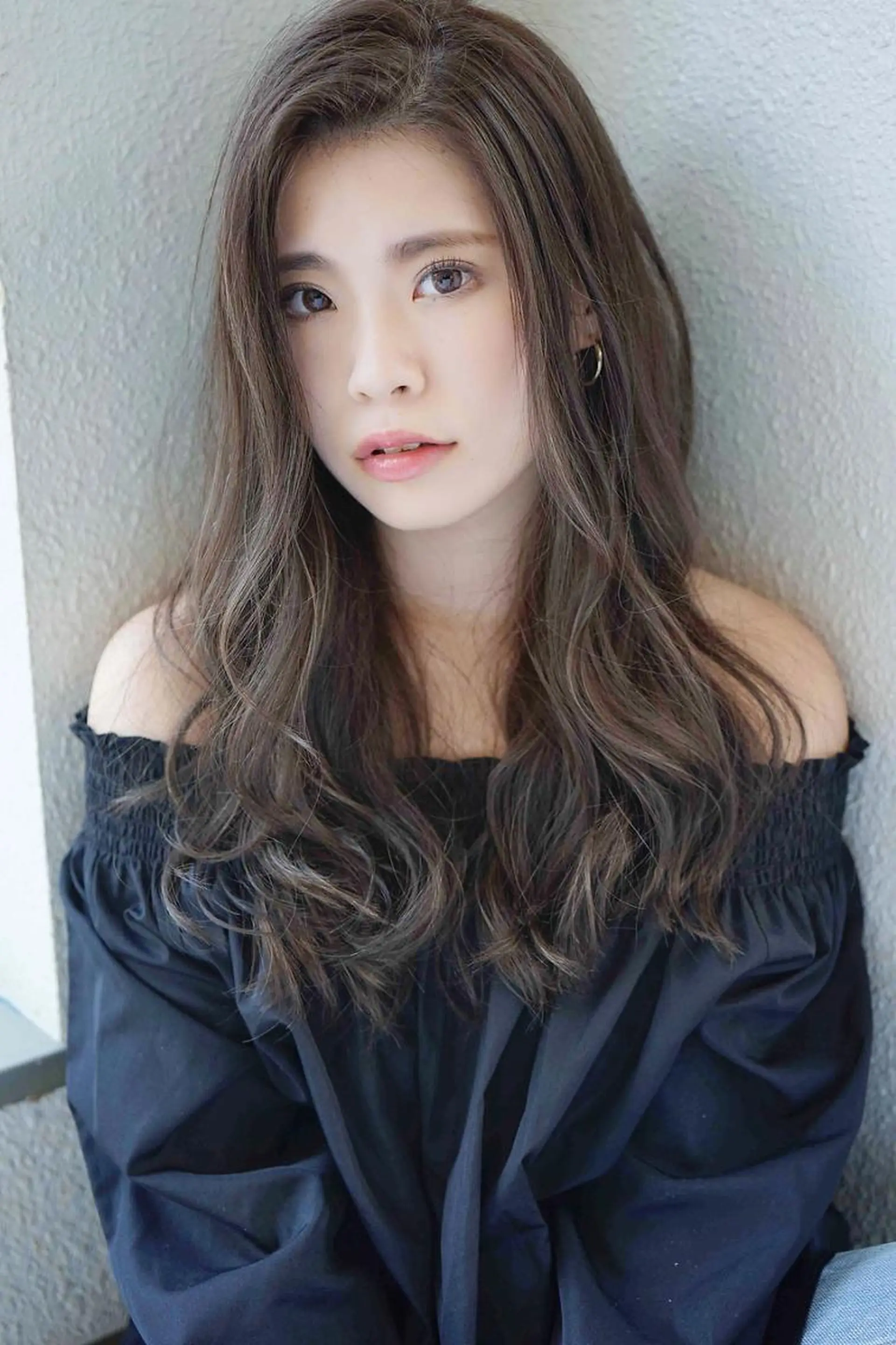 ロング カラー EMANONシェアサロン心斎橋店所属・韓国メンズヘア　ミル クティボブ　足立佳代のヘアスタイル