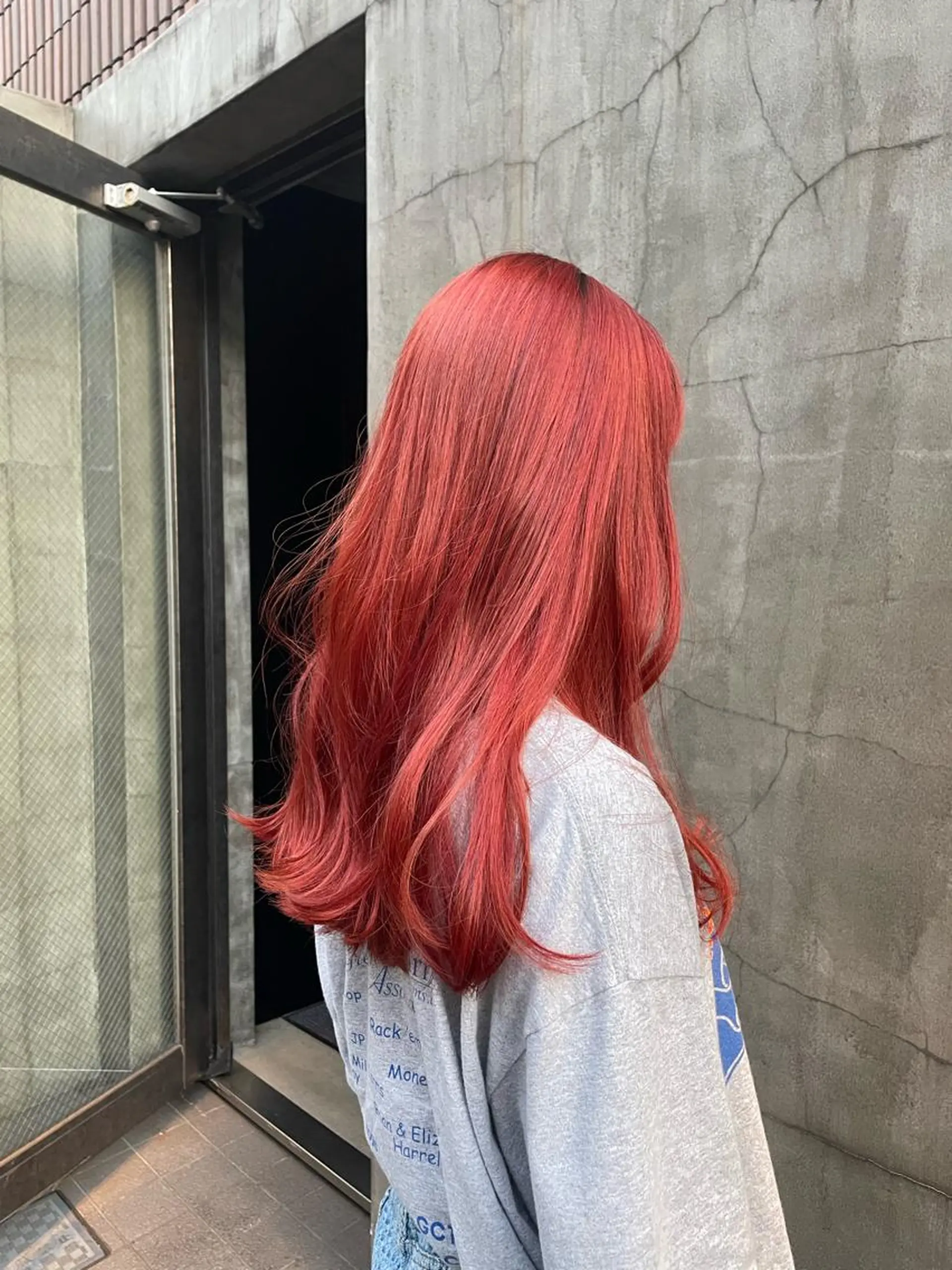 ロング カラー カット ヘアカラー トリートメント 🦋透明感カラー /ケアブリーチ🦋のヘアスタイル
