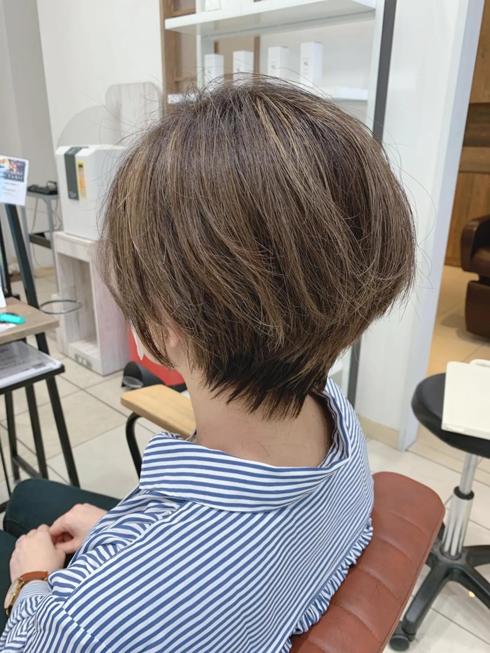 ショート カラー ヘアカラー 髪質改善カラーリスト /根本雄貴のヘアスタイル