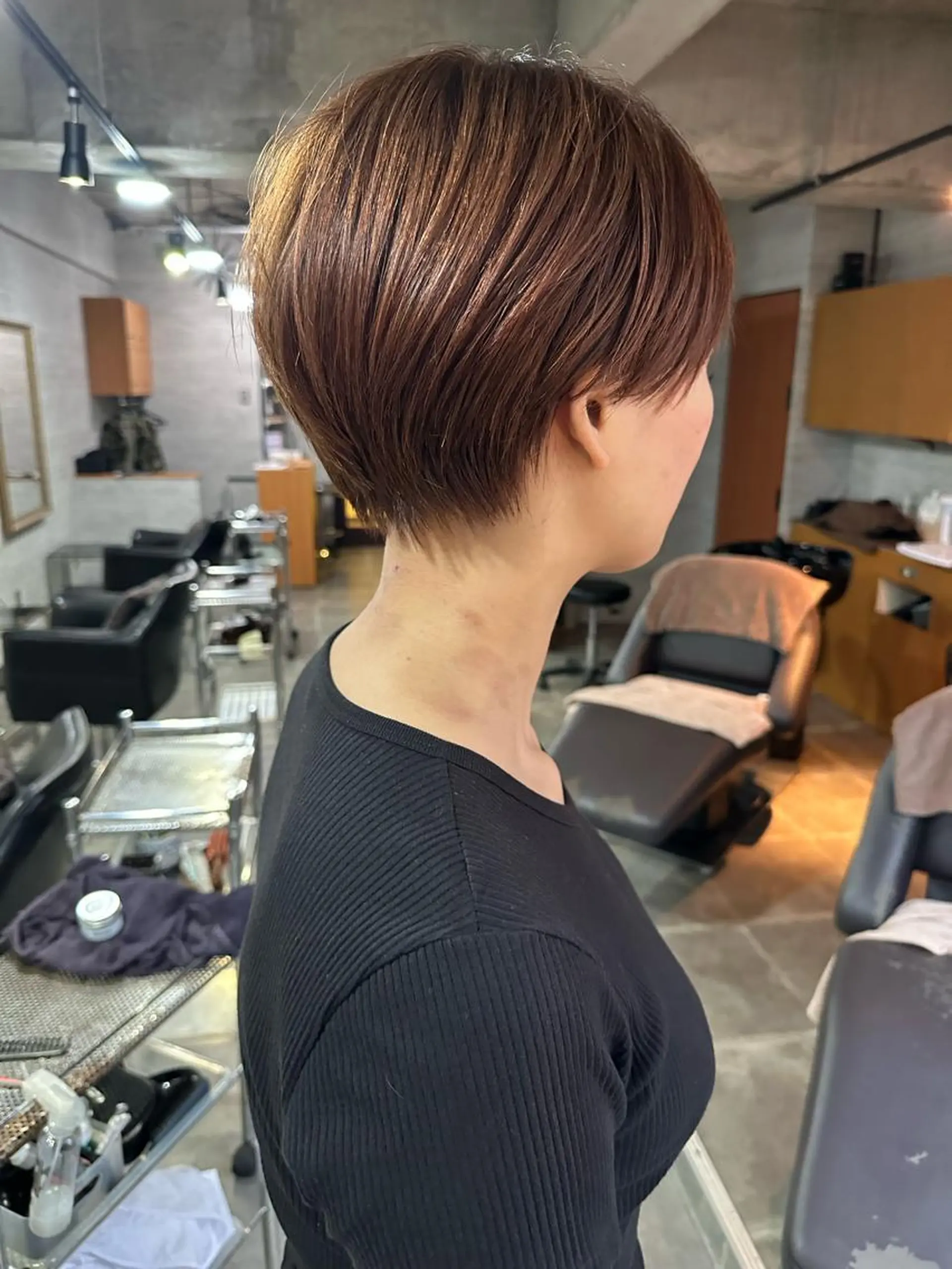 ショート カラー カット ヘアカラー i.+sapporo所属・ショート/レイヤー /札幌/小山内のヘアスタイル