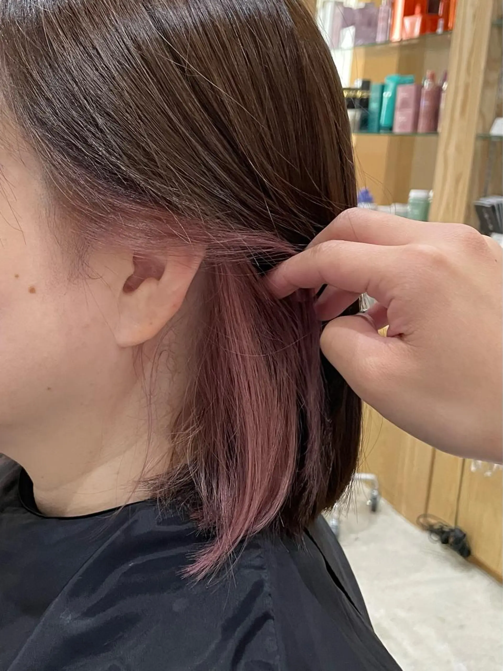 ミディアム カラー ヘアカラー miloc那覇 MIKUのヘアスタイル