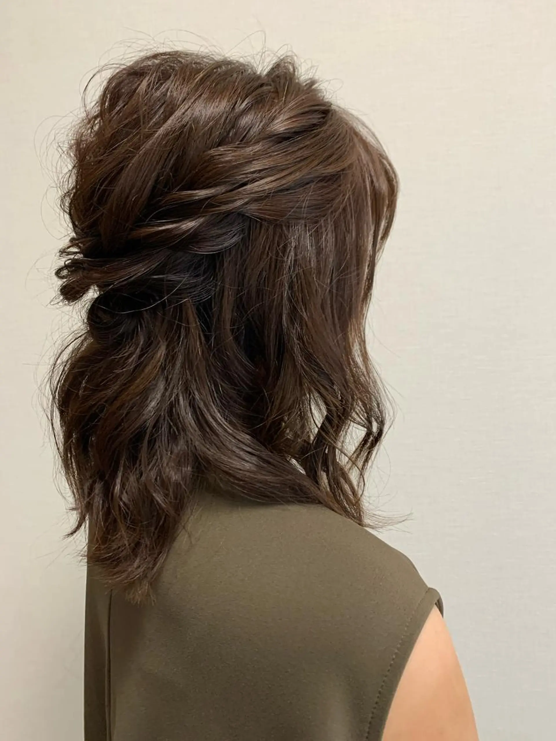 ヘアアレンジ ハーフアップ ヘアセット Kikuchi Eriのヘアスタイル
