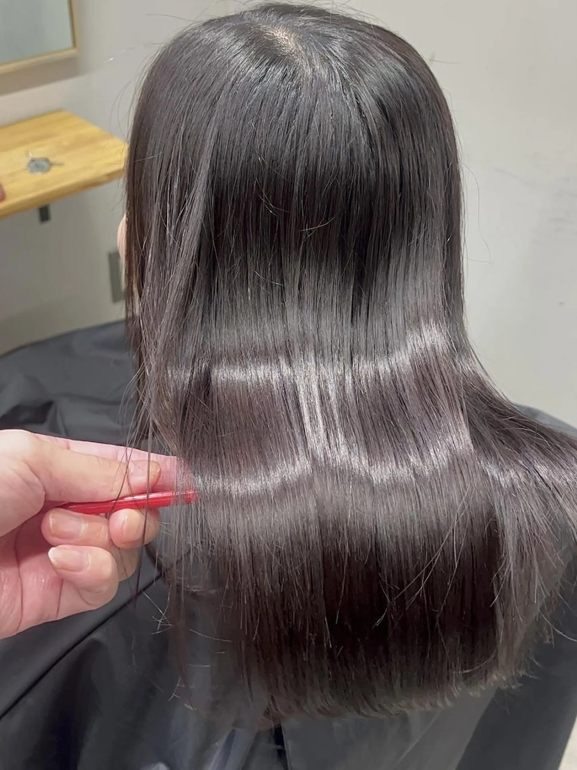 ロング カット 縮毛矯正 トリートメント ✨【公式】 juhl.横浜✨のヘアスタイル