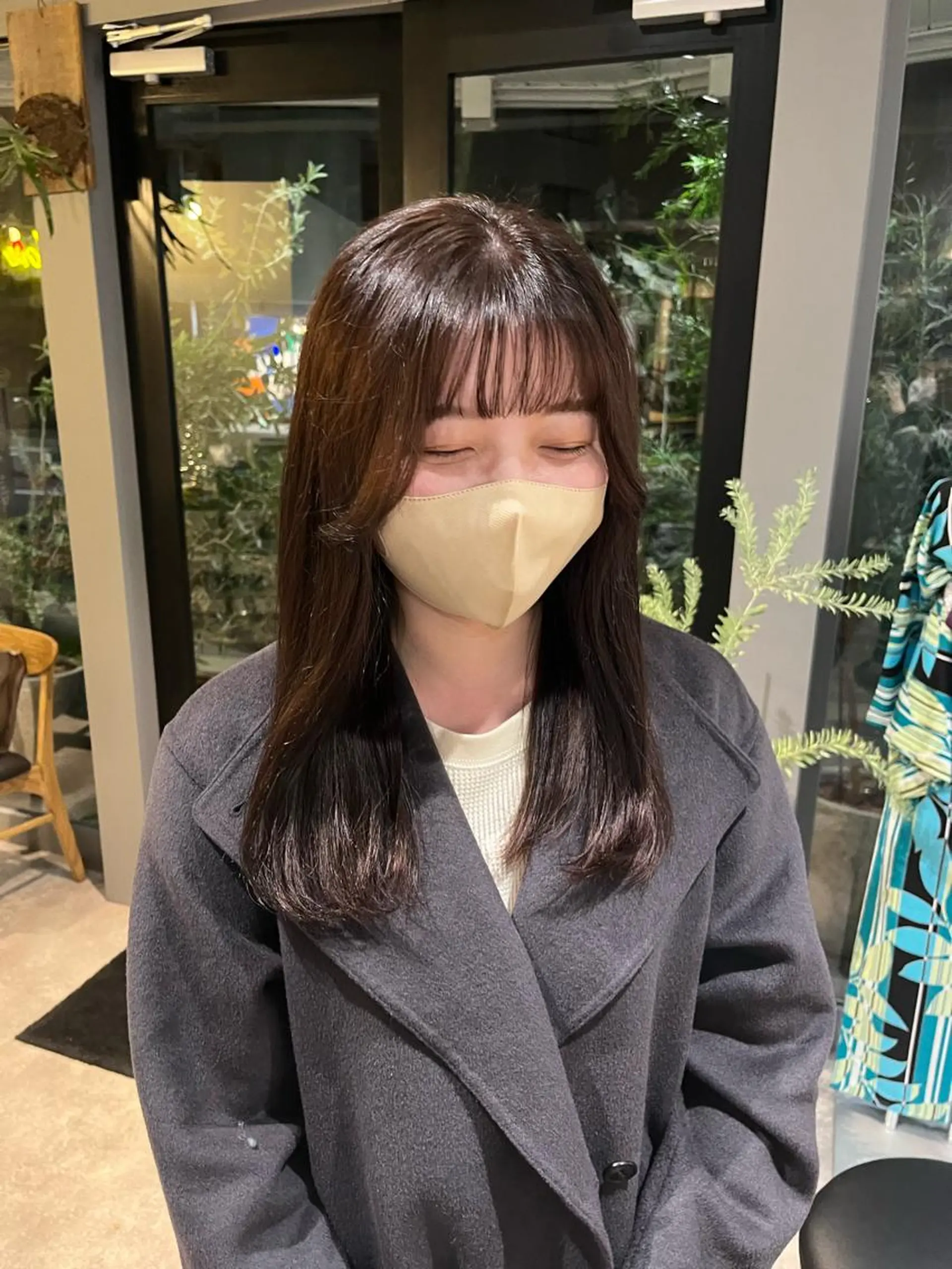 セミロング カット ヘアカラー ZEST kalon RINAのヘアスタイル