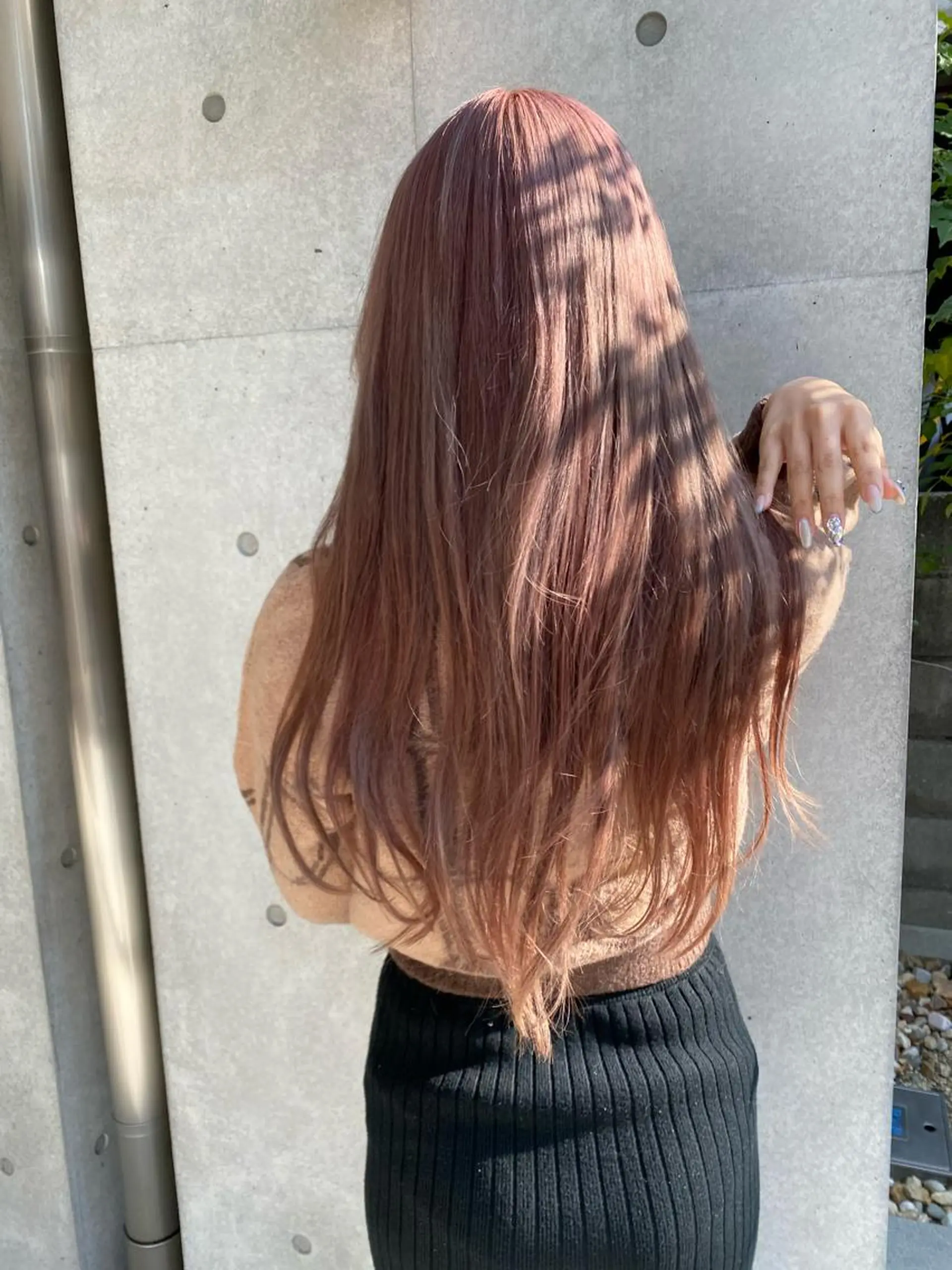 ロング ヘアカラー トリートメント sail所属・sail ミウのヘアスタイル
