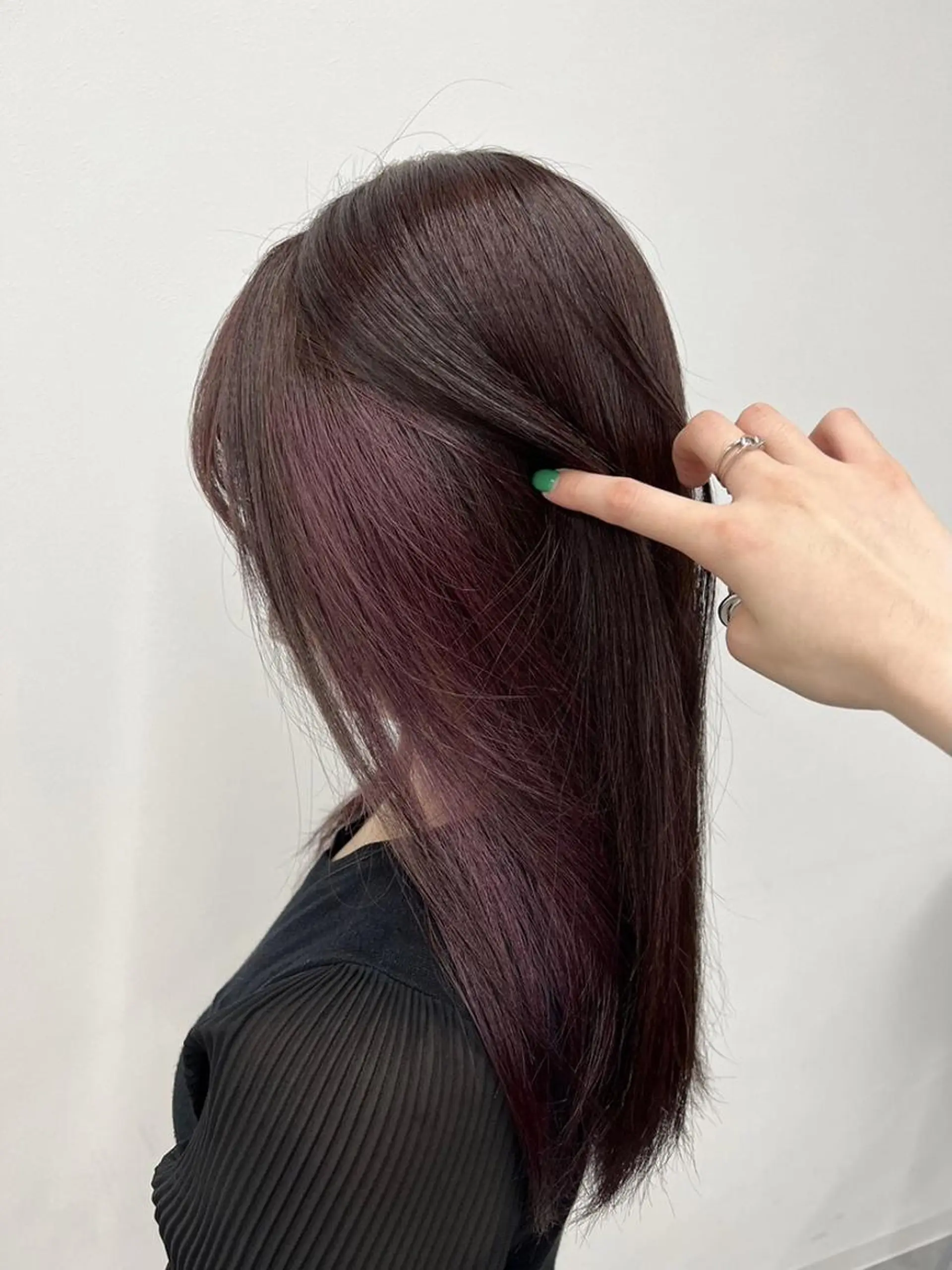 カラー ヘアカラー トリートメント ヘッドスパ ヘアセット 上野BABY💞 高発色暖色カラー💞のヘアスタイル