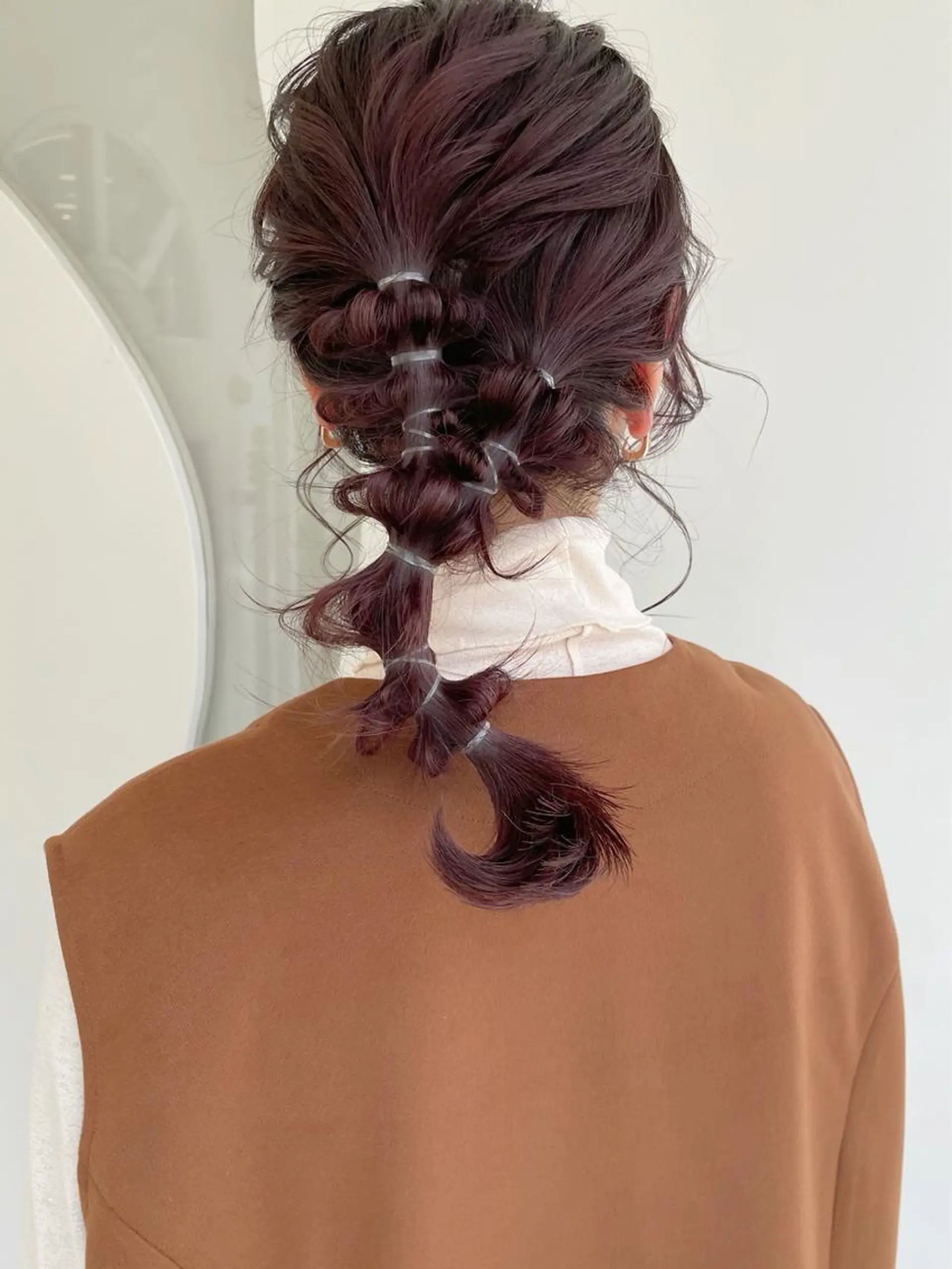 ミディアム ピンクブラウン カット ヘアカラー 【ボブ/個室サロン】 癒し空間mimuraのヘアスタイル