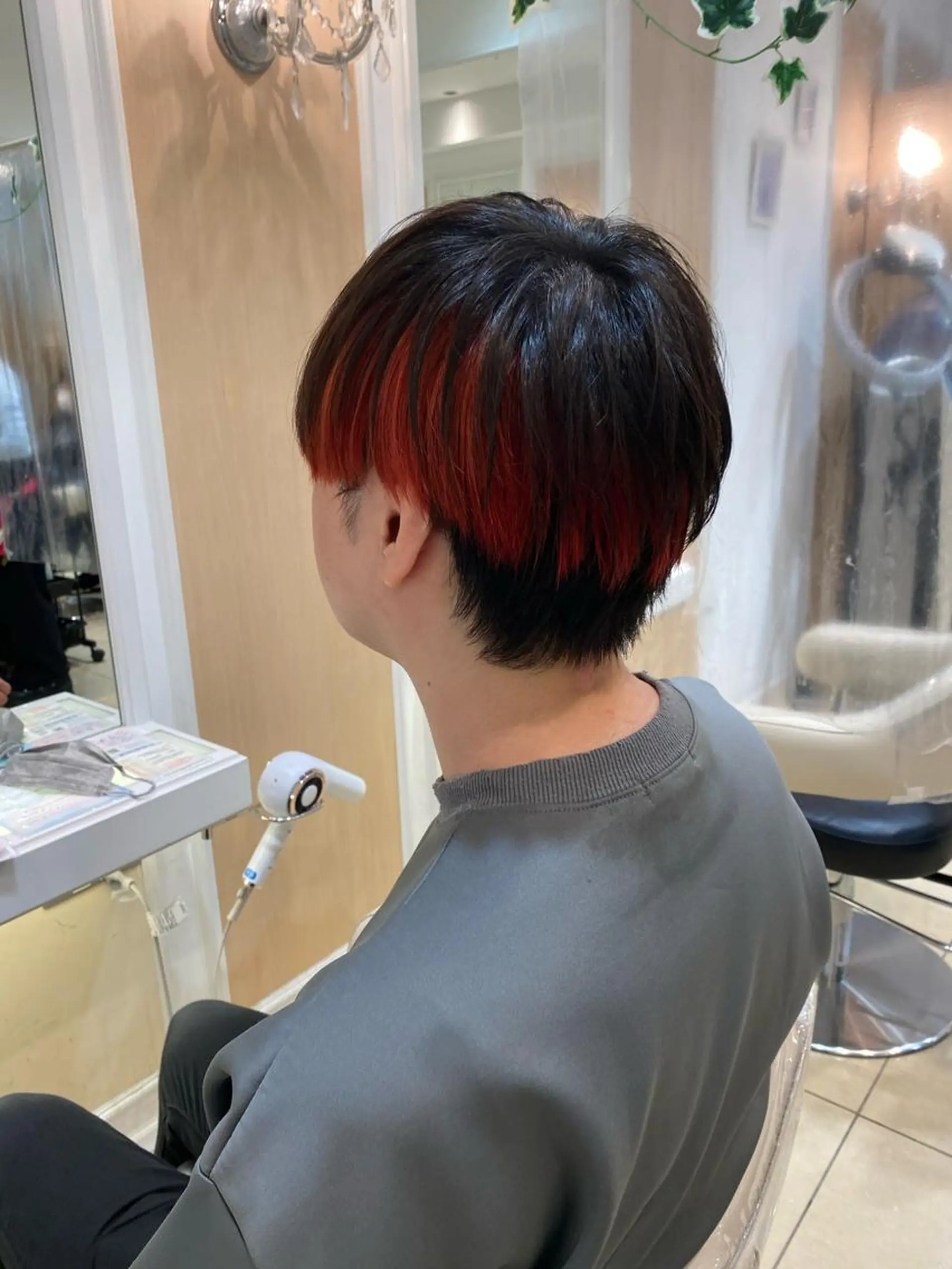 ショート カラー メンズ メンズインナーカラー マッシュ インナーカラー Ash中目黒店 榊間茜のヘアスタイル