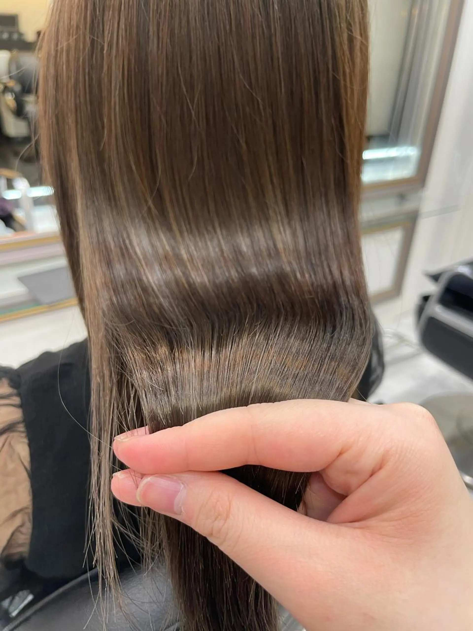 セミロング カラー 今村 南穂のヘアスタイル