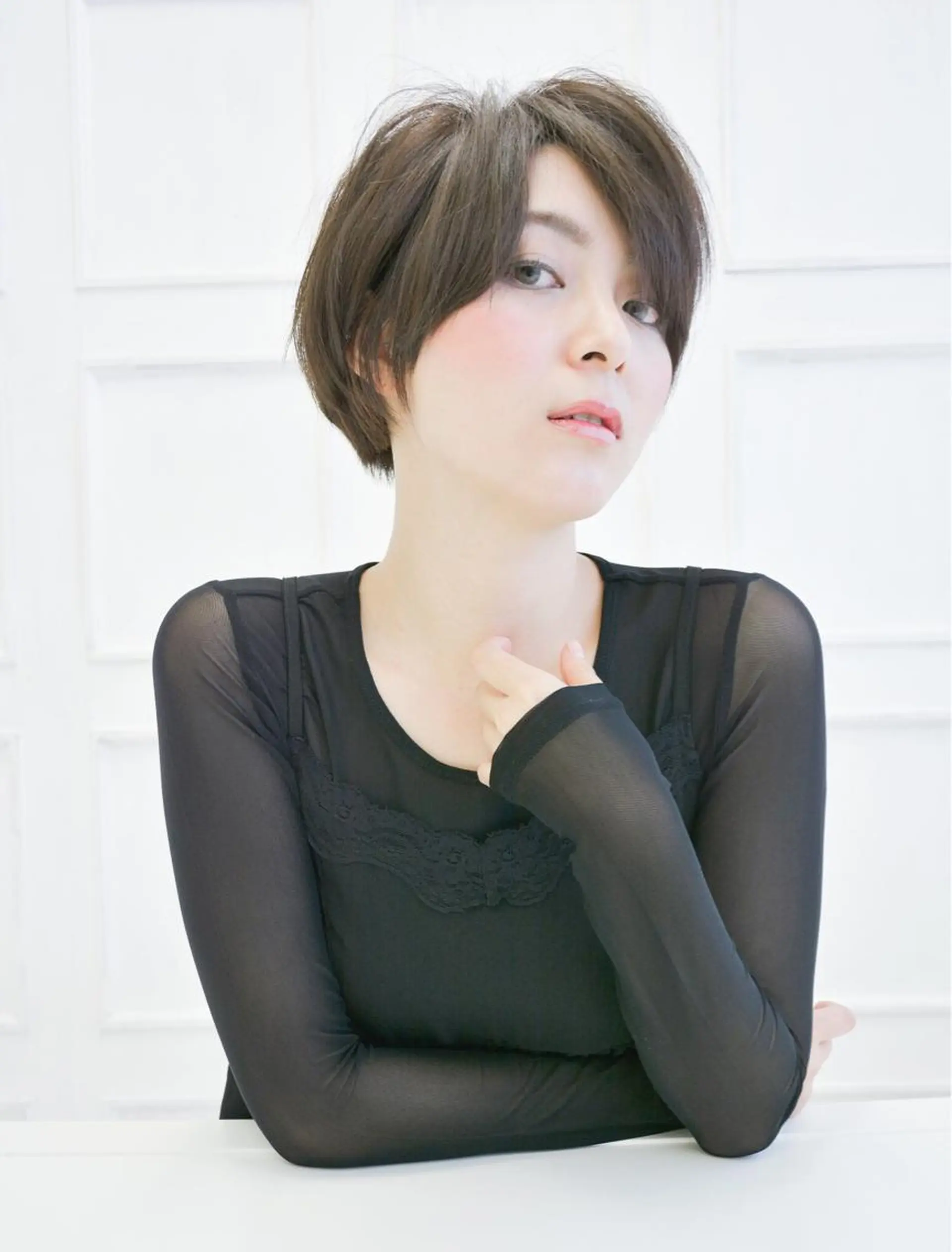 ショート ショートヘア 縮毛矯正/髪質改善 主税巧一のヘアスタイル