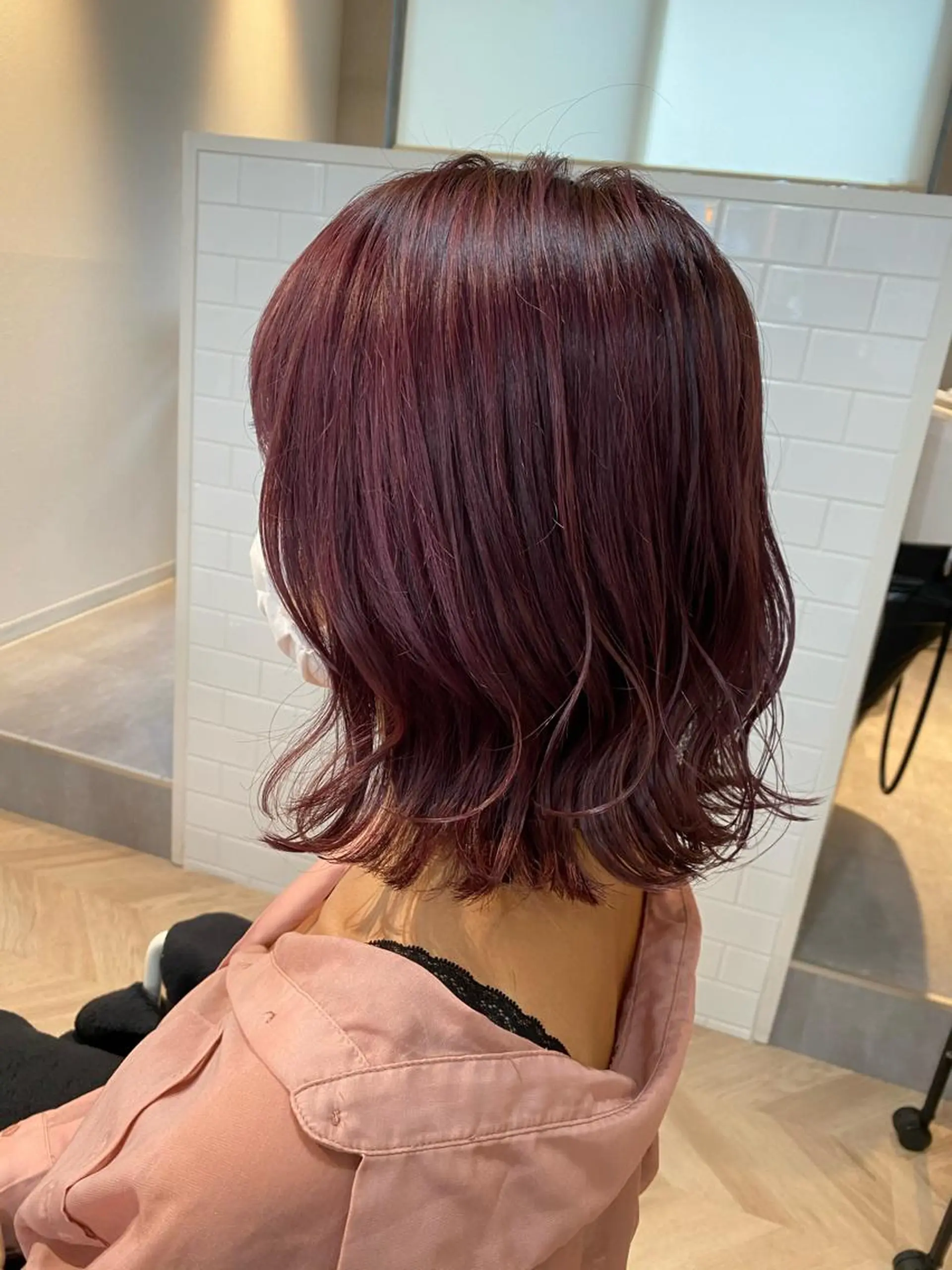 ミディアム 似合わせカット カット ヘアカラー トリートメント 西山 恵太郎のヘアスタイル