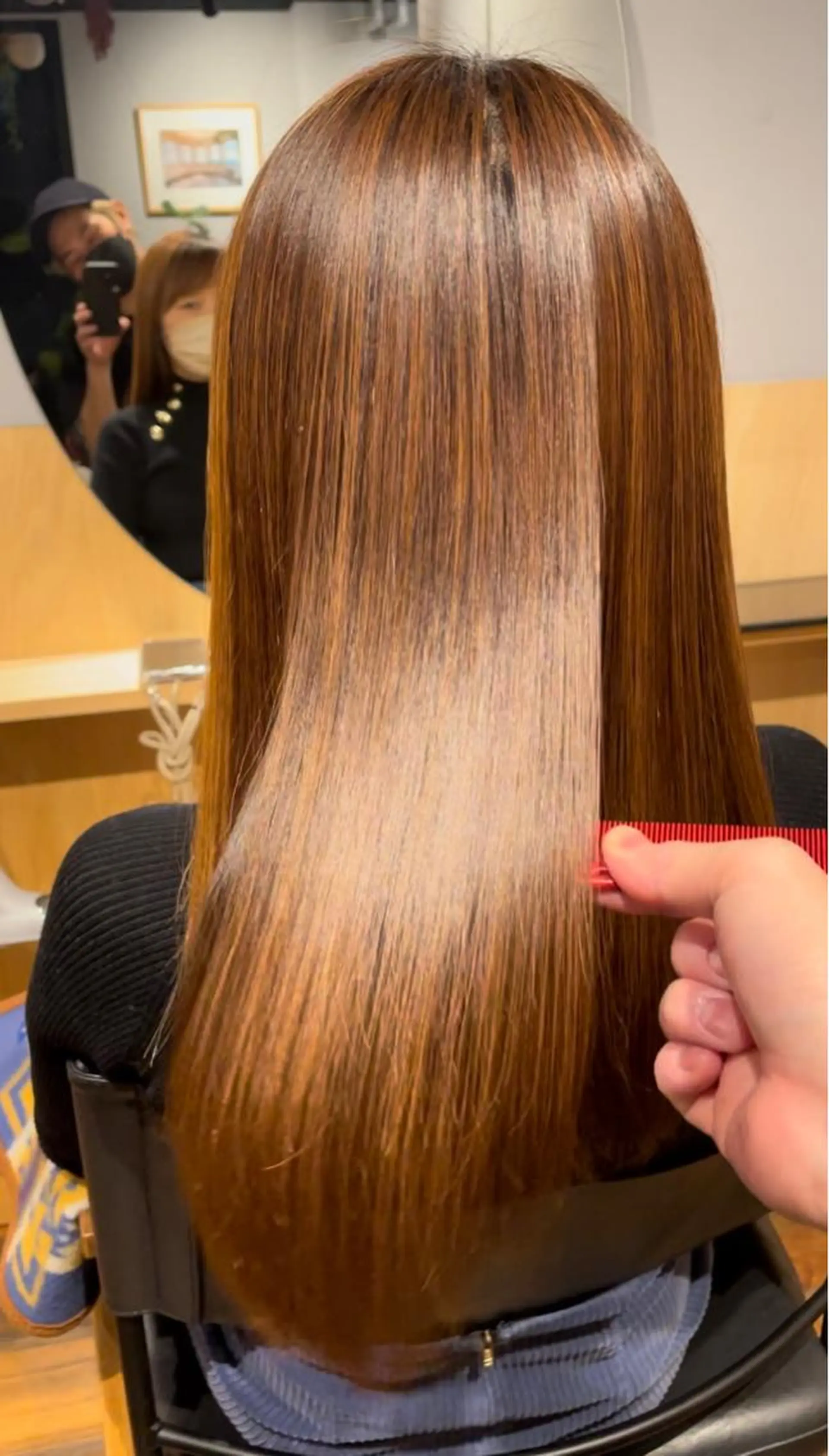 ロング カラー パーマ ブリーチ ケアブリーチ ダブルカラー ハイライトカラー インナーカラー 【美髪とカット】 AKIFUMIのヘアスタイル