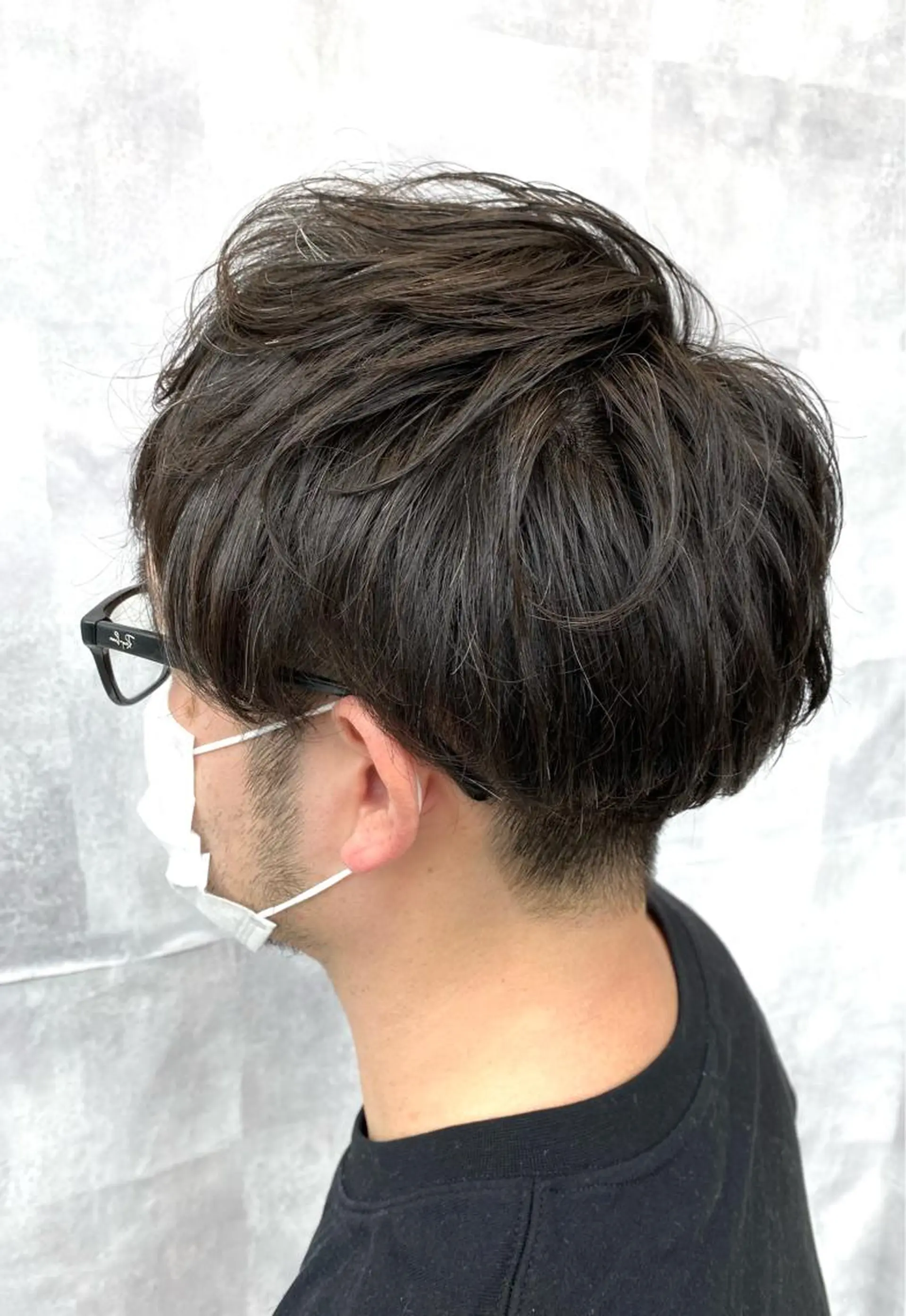 ショート パーマ メンズ カット パーマ 🔸縮毛矯正/髪質 改善カラー石崎🔸のヘアスタイル