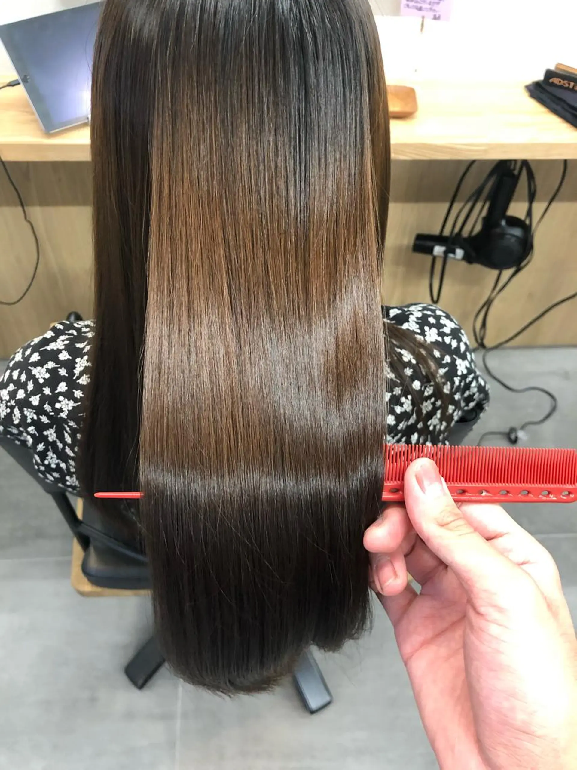 ロング トリートメント 期間限定無料カット まつきのヘアスタイル