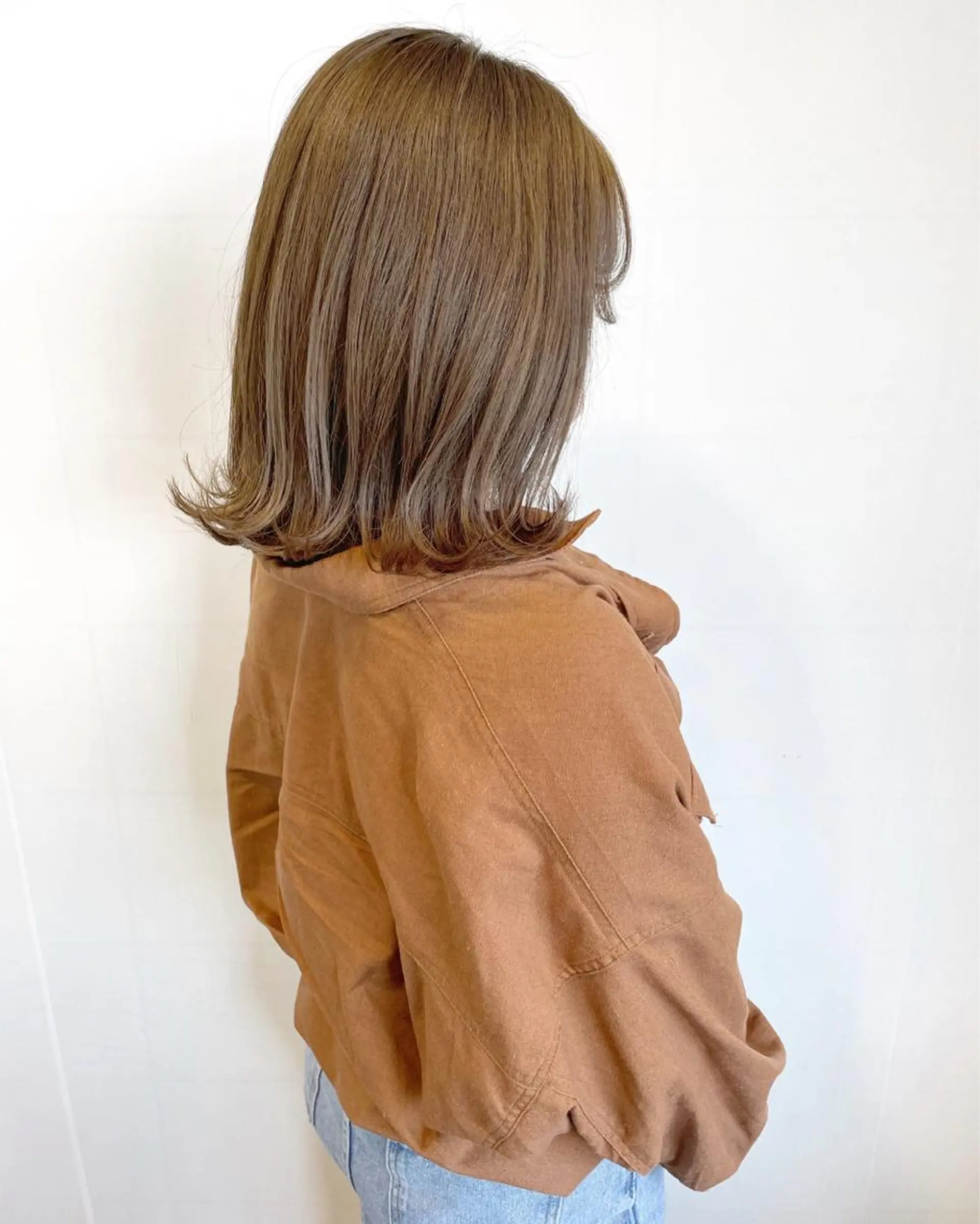 ミディアム カラー ヘアアレンジ カット ヘアカラー トリートメント 徳永 実沙のヘアスタイル