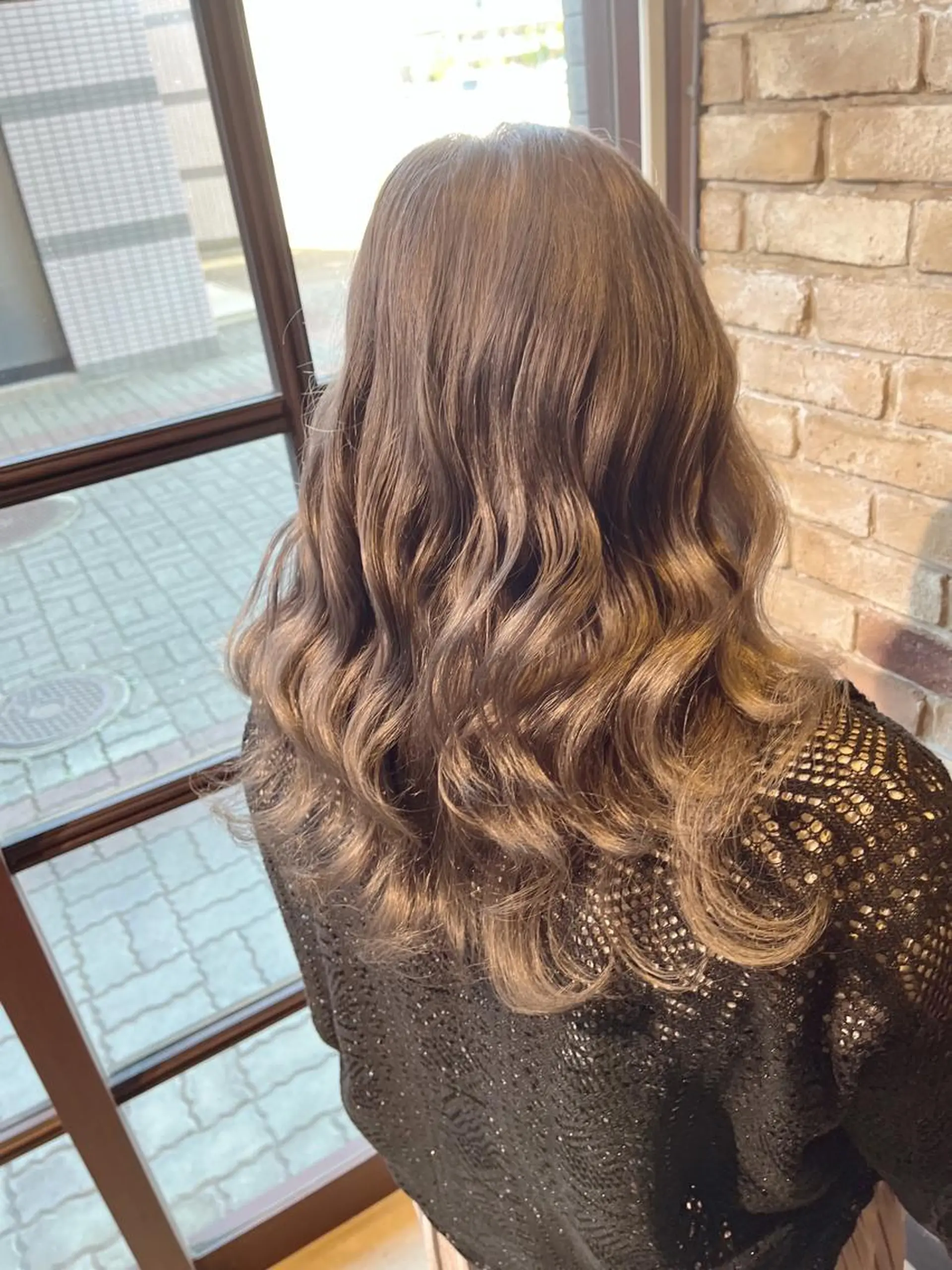 セミロング 🧡ミルクティー/ レイヤー🧡ショウナのヘアスタイル