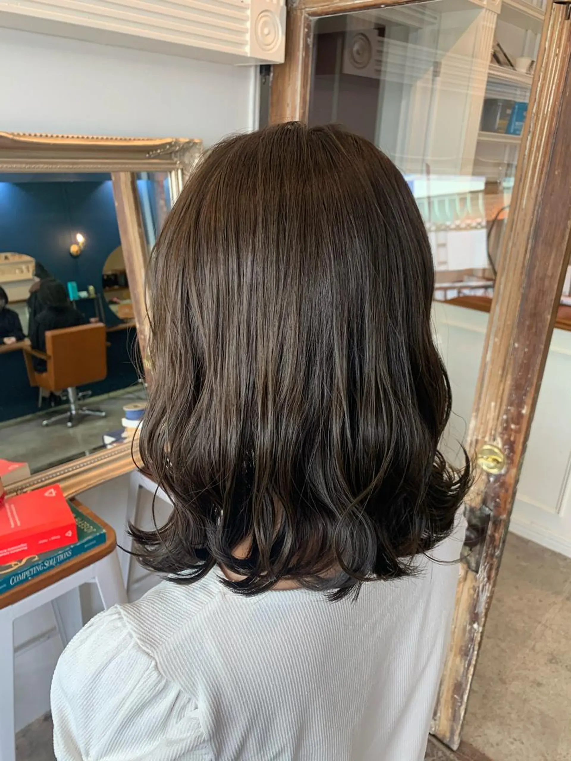 ミディアム カット ヘアカラー トリートメント ヘッドスパ ヘアセット 大宮/山口 竣也のヘアスタイル