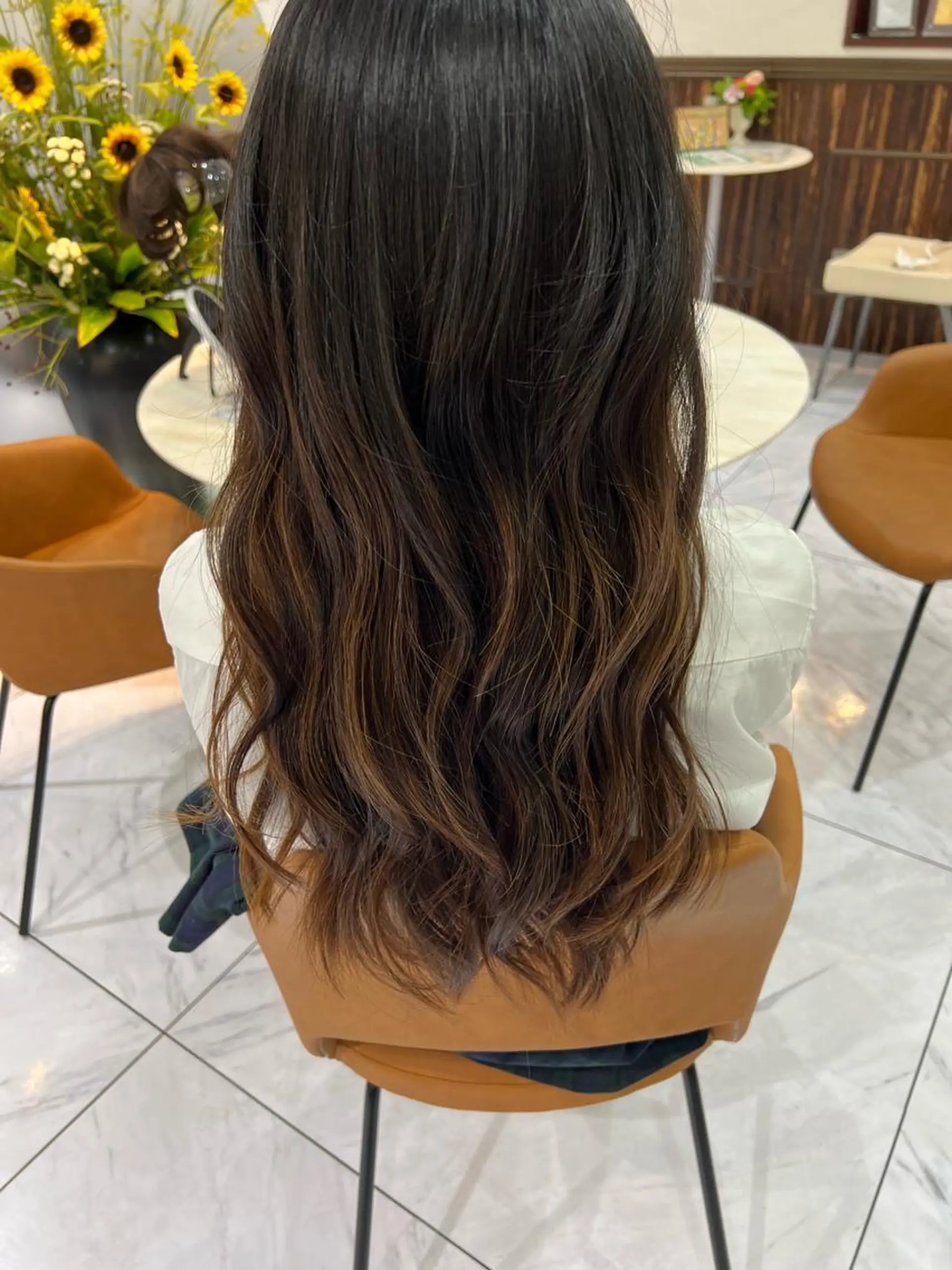 ロング あんどう ゆうかのヘアスタイル