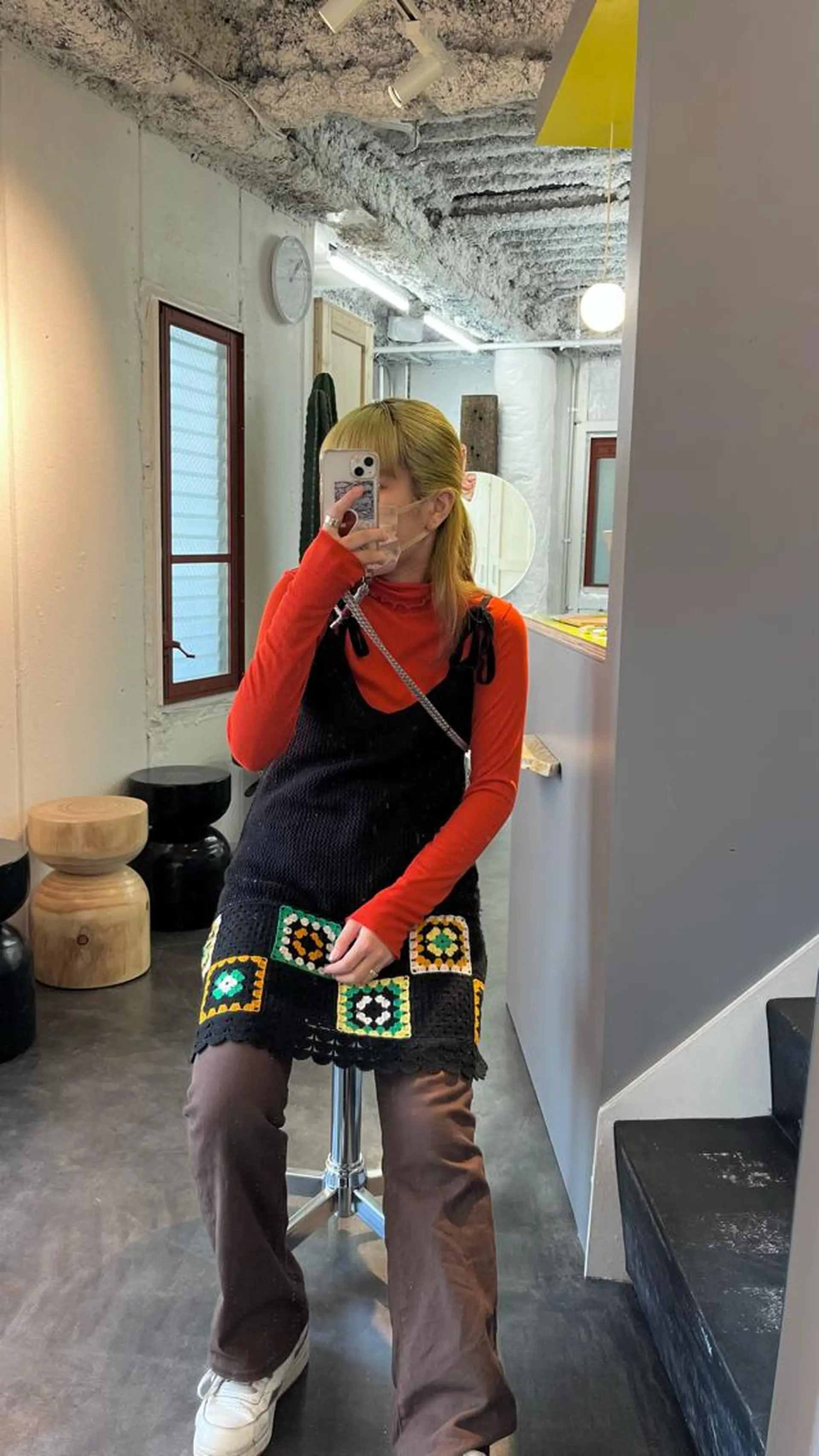 ロング カラー ヘアアレンジ デザインカラー 原宿/キシタのヘアスタイル