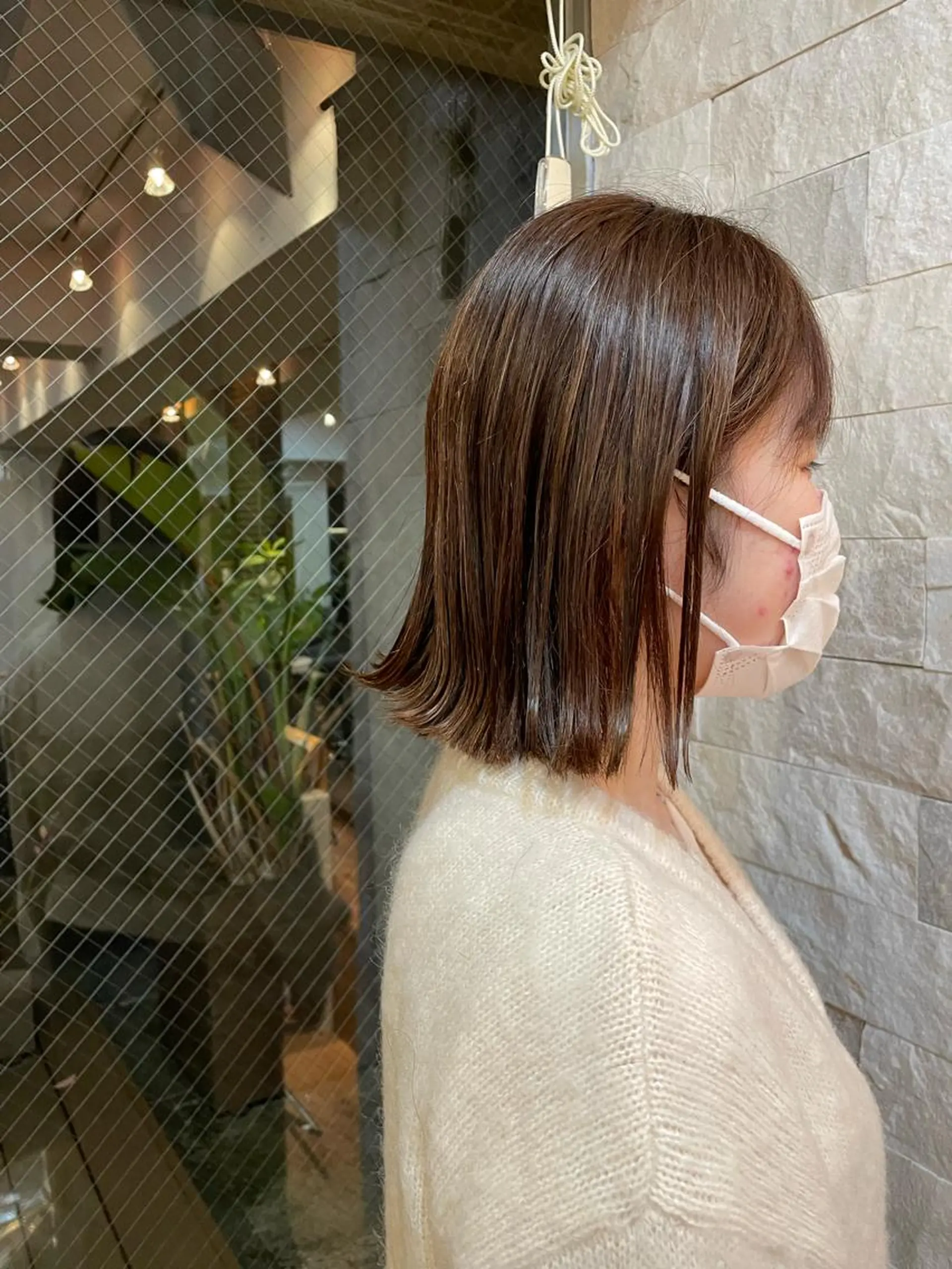 ショート カラー 切りっぱなしボブ ボブ 西村 友佑のヘアスタイル