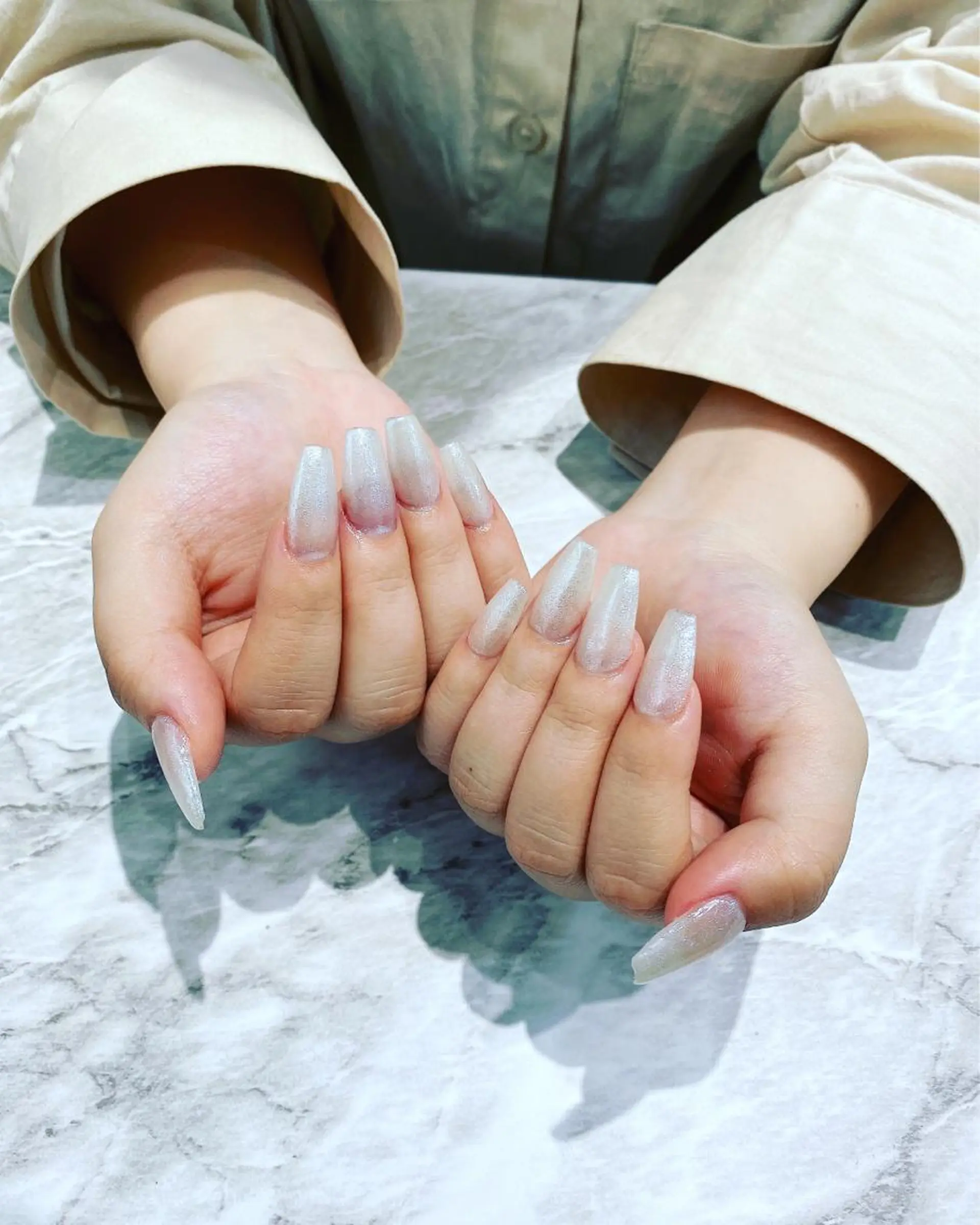 ネイル キラキラネイル ハンドネイル フットネイル ハンドケア nail salon  AlgeTy所属・✴︎:.｡. MAKI.｡.:✴︎のネイルデザイン