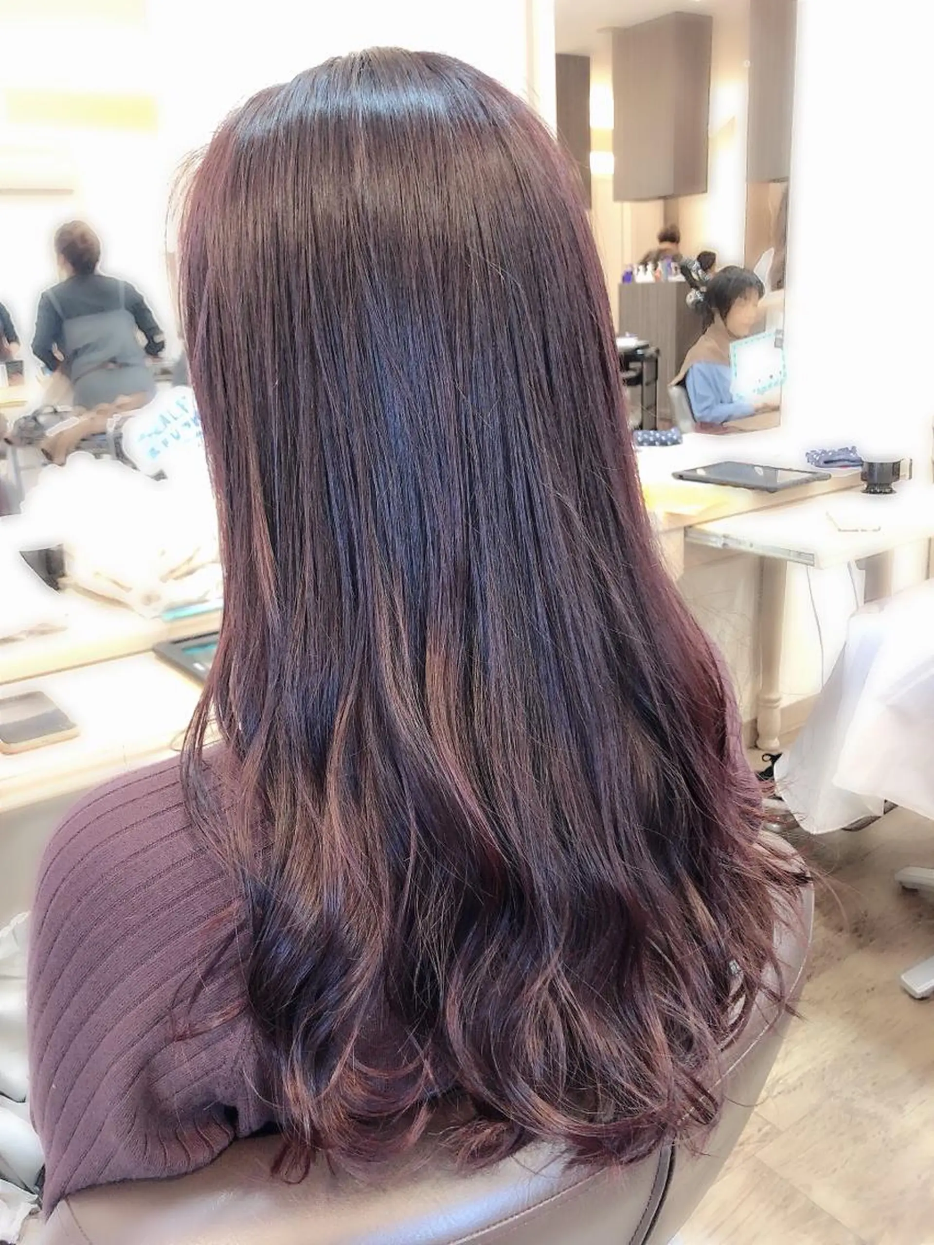 セミロング カラー イルミナカラー ヘアカラー 尚平 髪質改善 大人のデザインカラーのその他イメージ