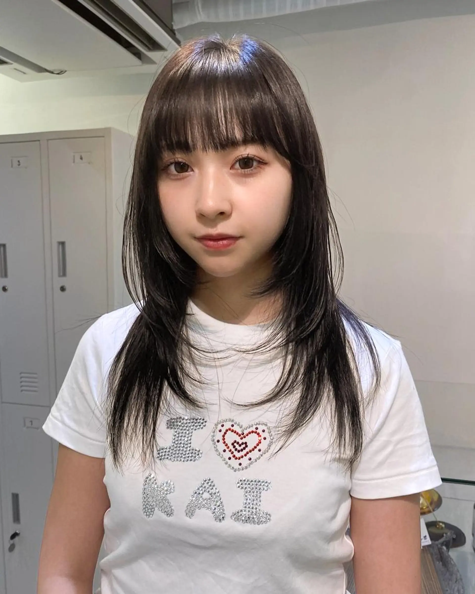 セミロング nelke/レイヤー 立川/ブリーチのヘアスタイル