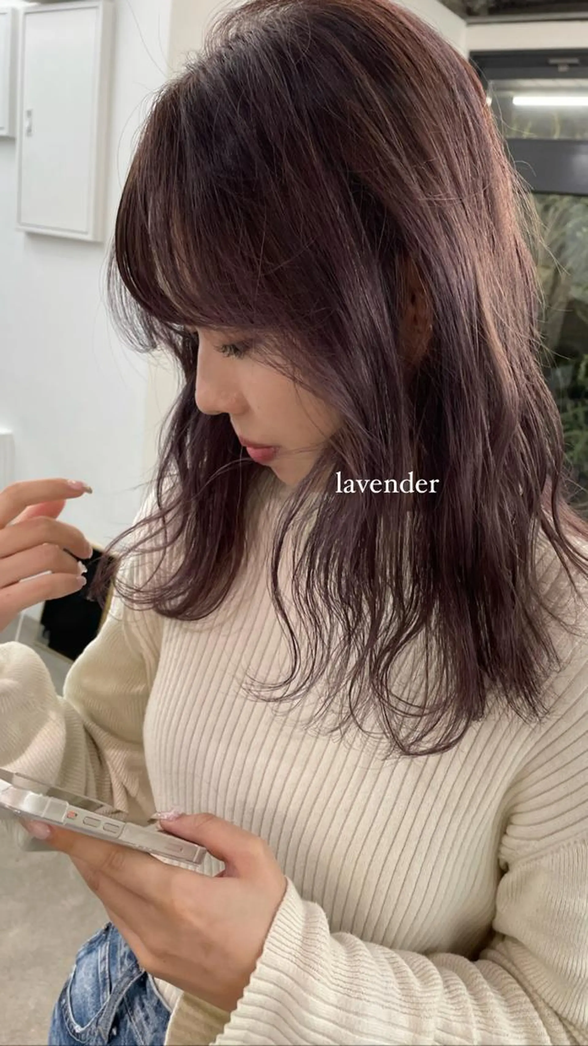 ロング カラー レイヤーパーマ、ボブ 小須田ゆあのヘアスタイル