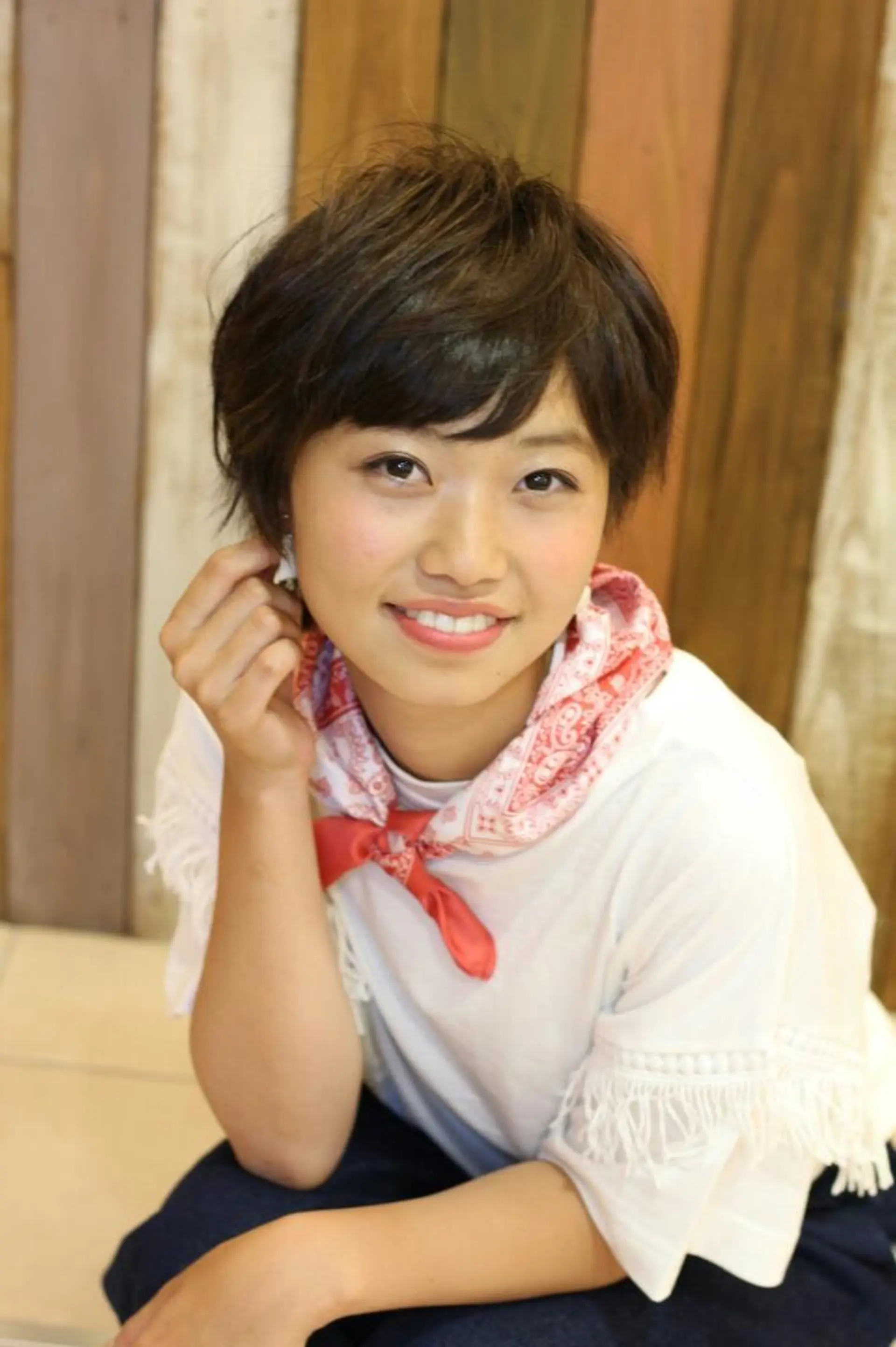 ショート カラー パーマ ショートヘア スタイル 相模大野のヘアスタイル