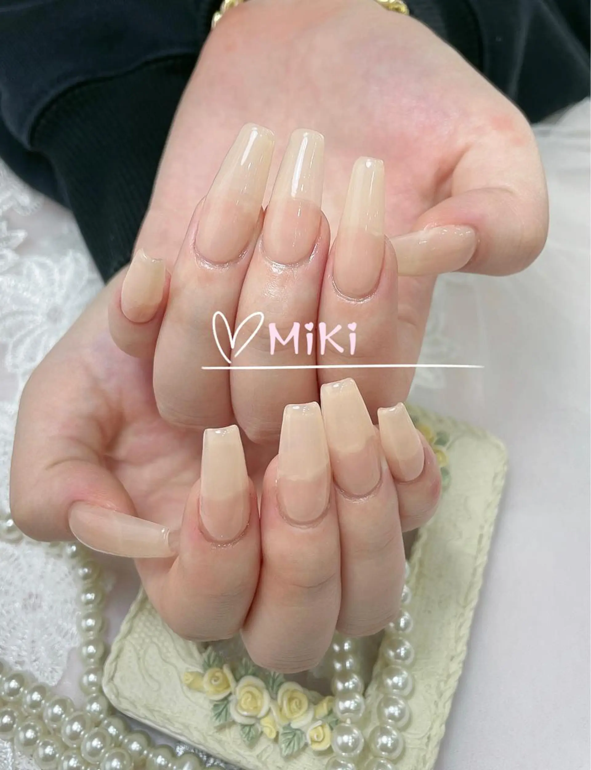 ネイル ハンドネイル ハンドケア 🦋 MiKi 🦋 ネイルサロンのネイルデザイン