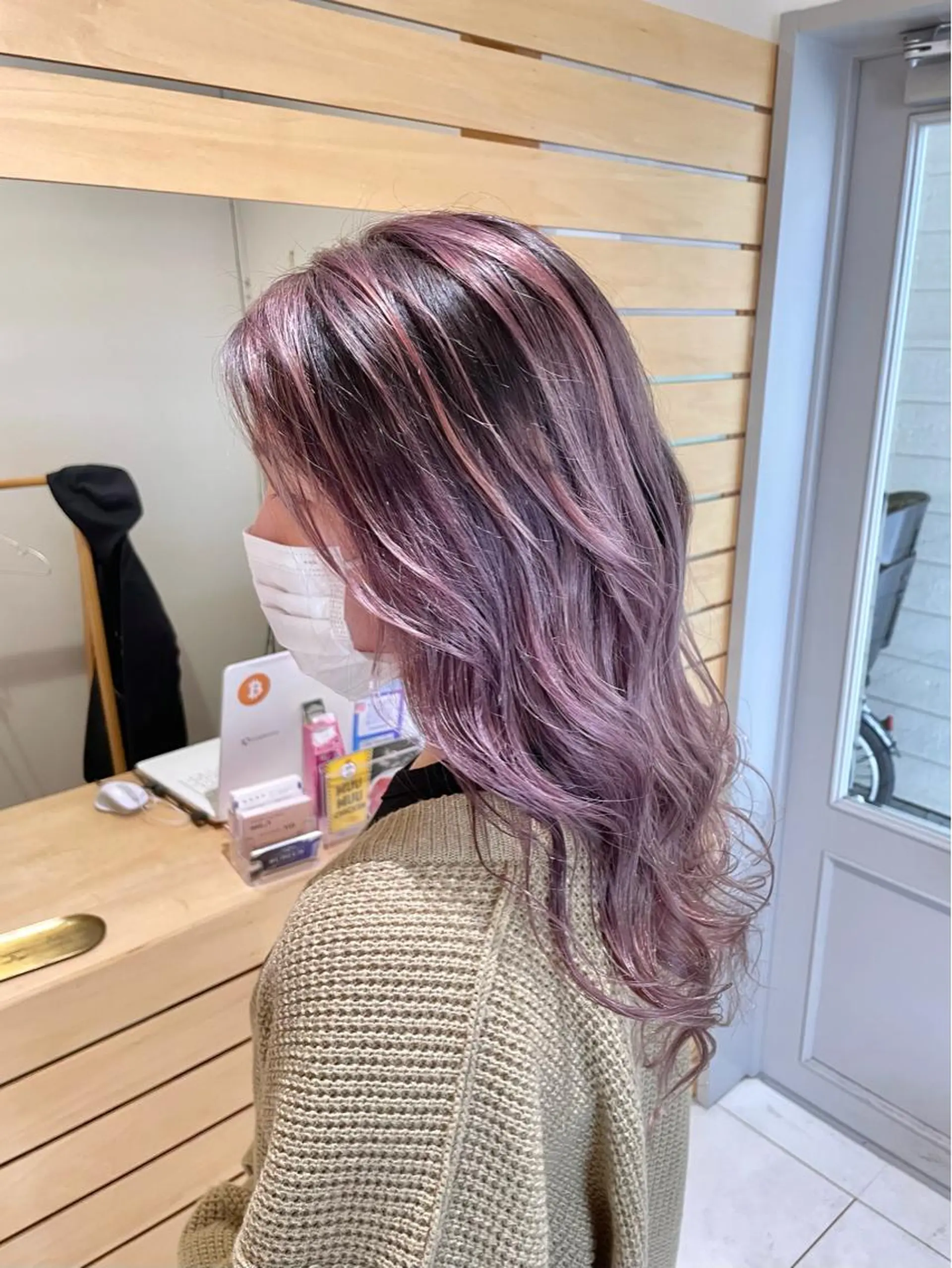 ロング カラー ブリーチ ヘアカラー トリートメント RUBEUS【ルベウス】所属・✨艶々カラー🎨 杉本賢人のヘアスタイル