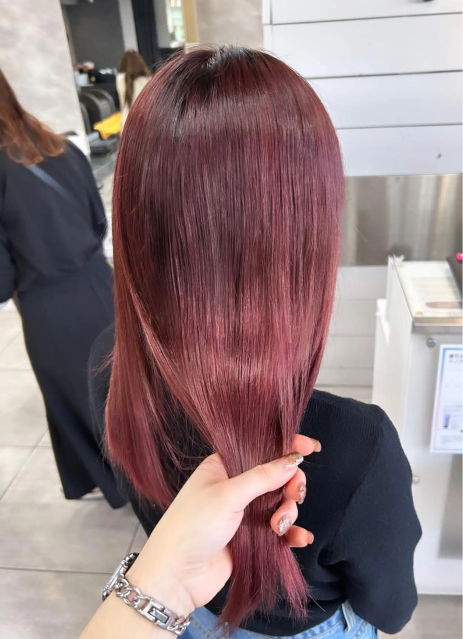 ミディアム カット ヘアカラー トリートメント 🫧艶髪カラー🫧 森本くるみのヘアスタイル