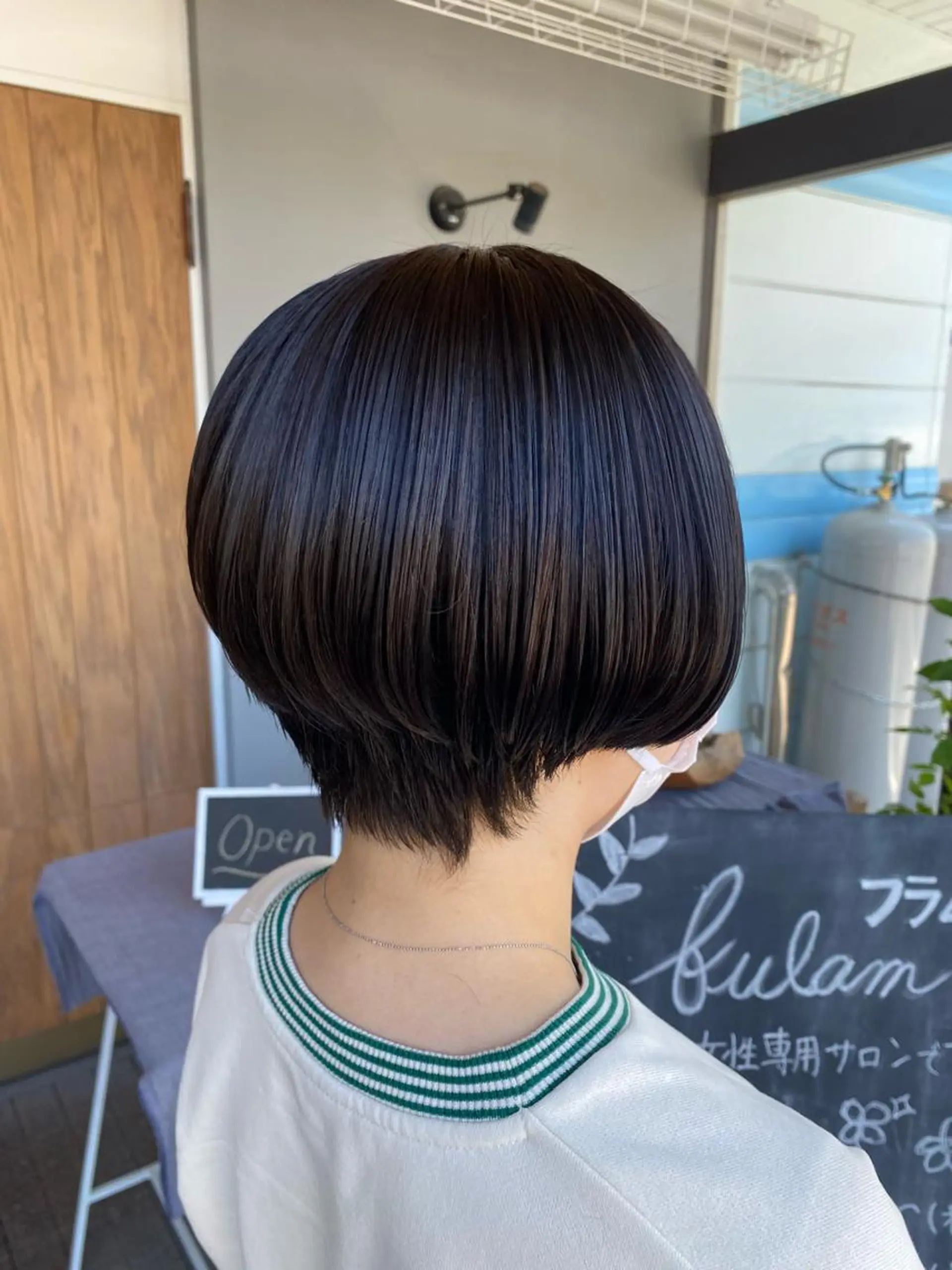 カラー 透明感カラー ネイビーカラー fulam所属・MIKU ／fulamのヘアスタイル