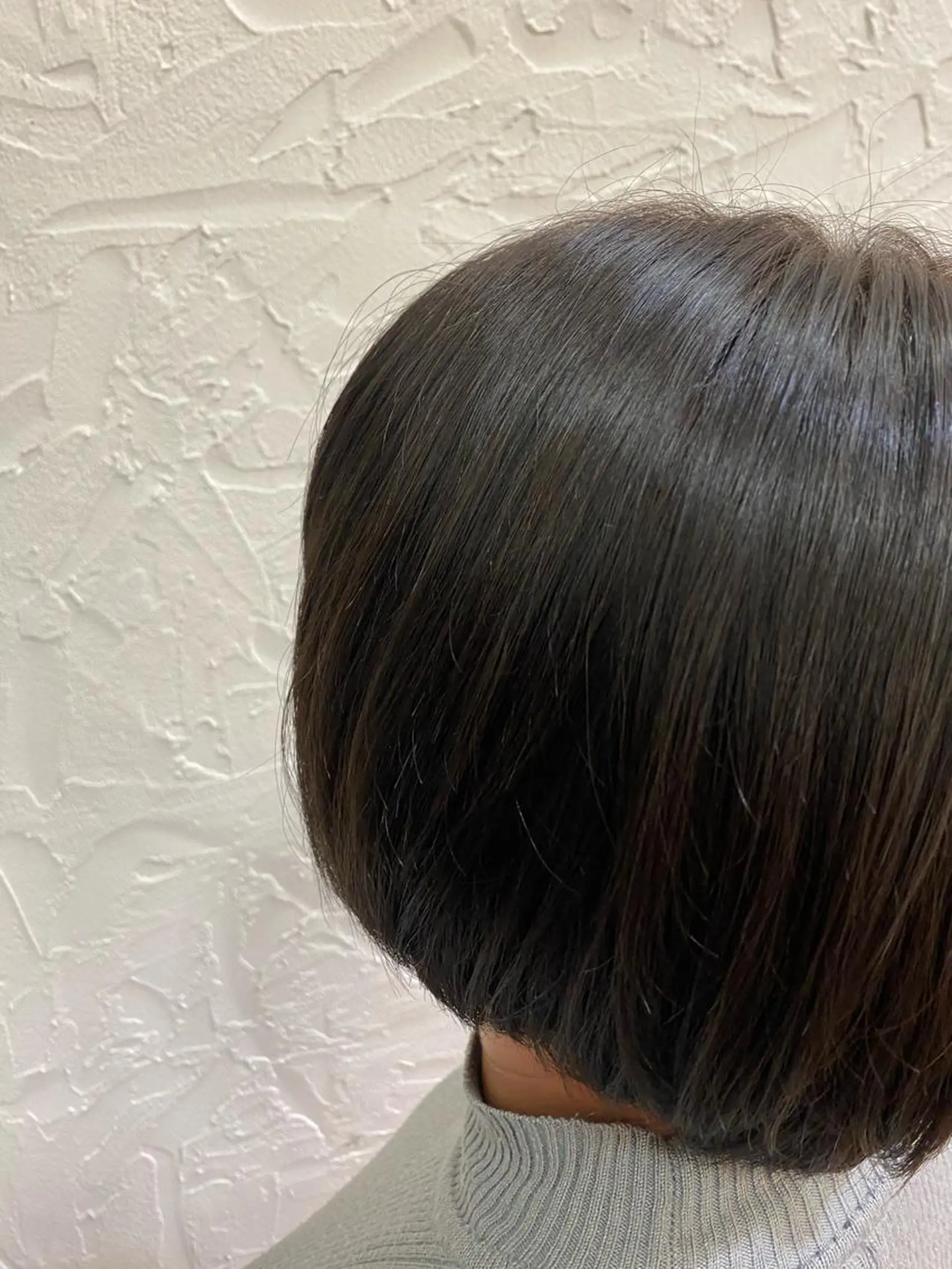カラー ネイビーカラー 齋藤 優のヘアスタイル