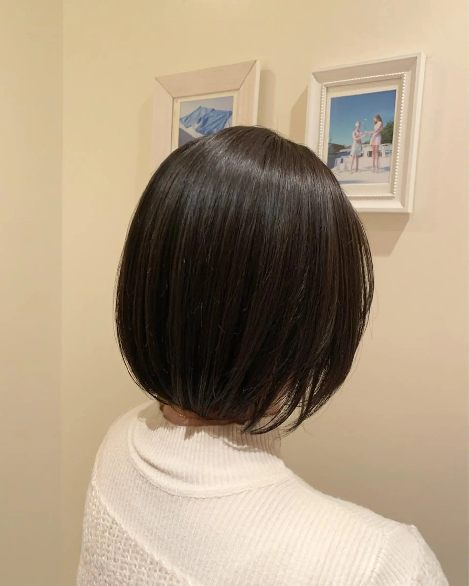 ショート カラー ブラウンカラー 青山 莉奈のヘアスタイル