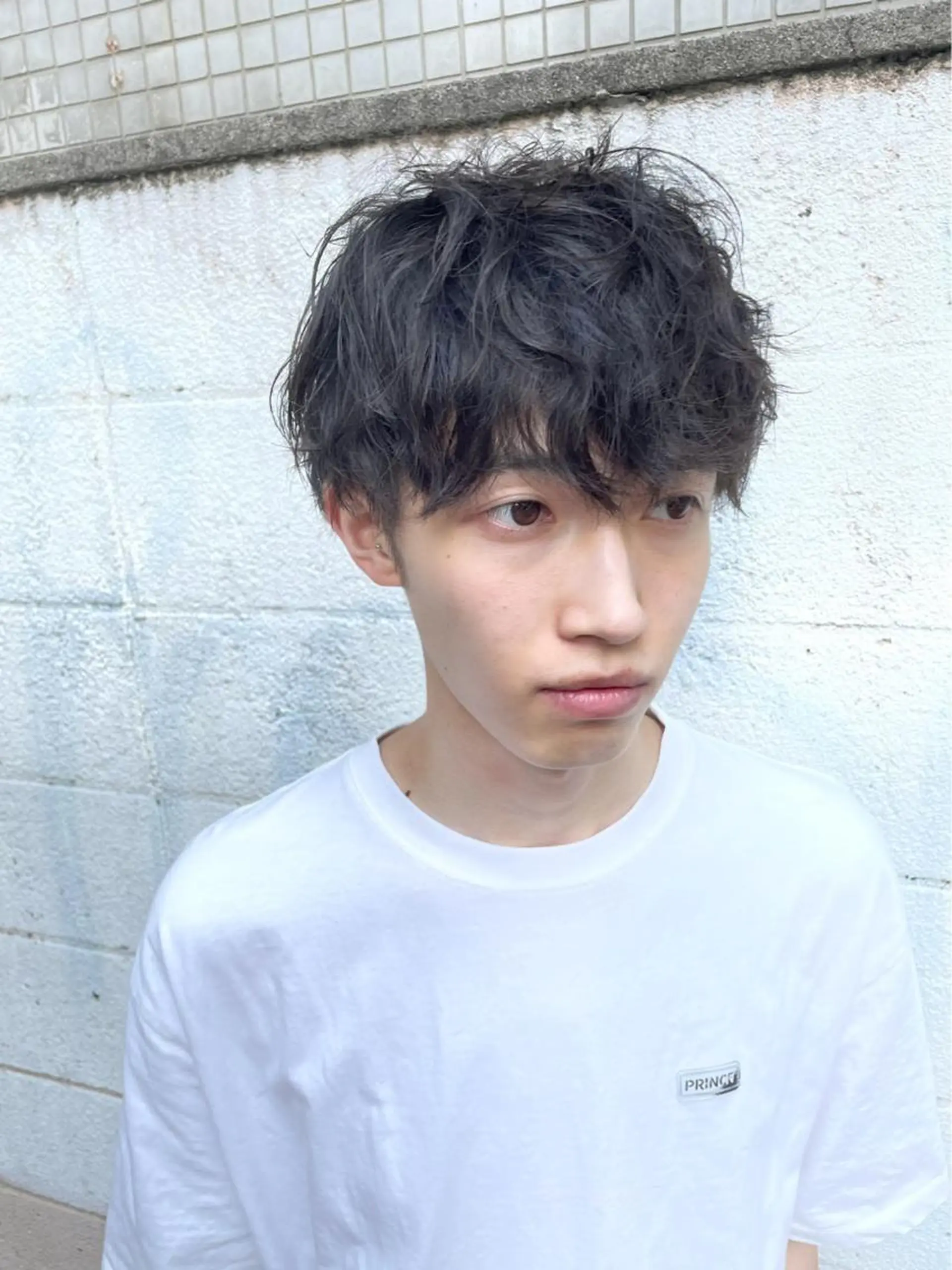 ミディアム 渋谷 ミモザワークス タニグチヨシユキのヘアスタイル