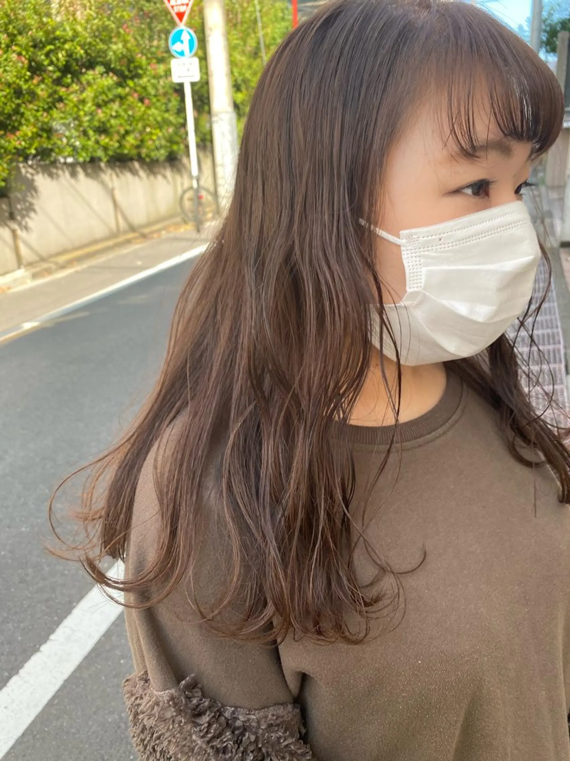 ミディアム カラー IVORY.所属・🟩くすみベージュ/ ショート/ボブ/大司のヘアスタイル