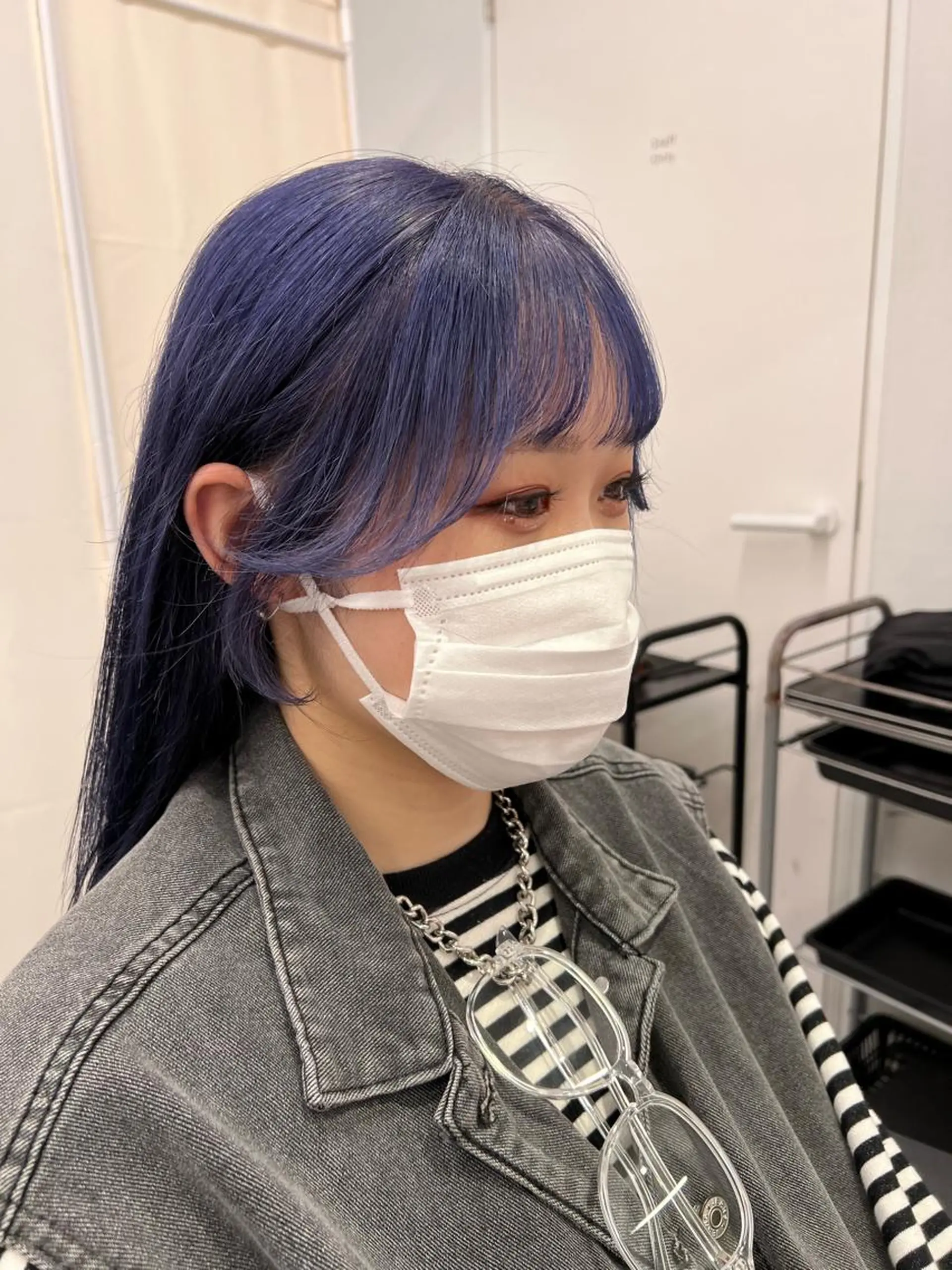 カラー カット ヘアカラー トリートメント ヘッドスパ ヘアセット 🇨🇳中韓レイヤー 暗髪カラー🇰🇷のヘアスタイル