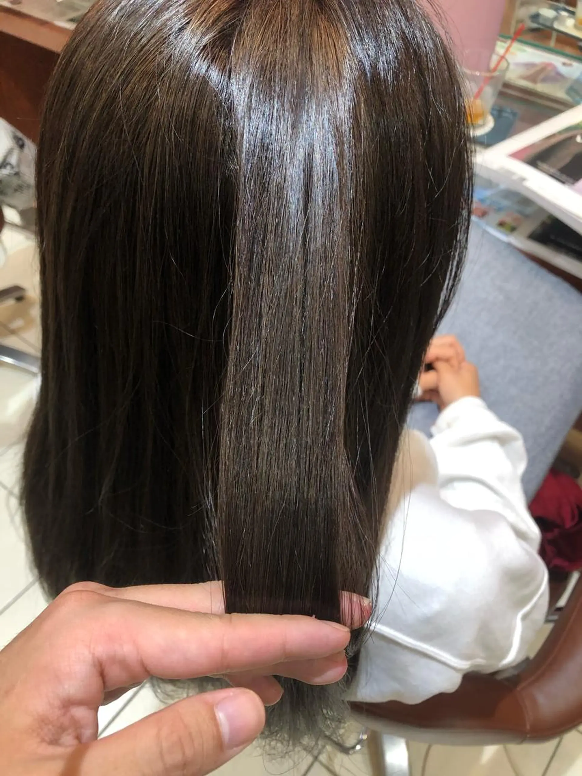 セミロング カラー 大阪長居🌱野見山 卓也のヘアスタイル