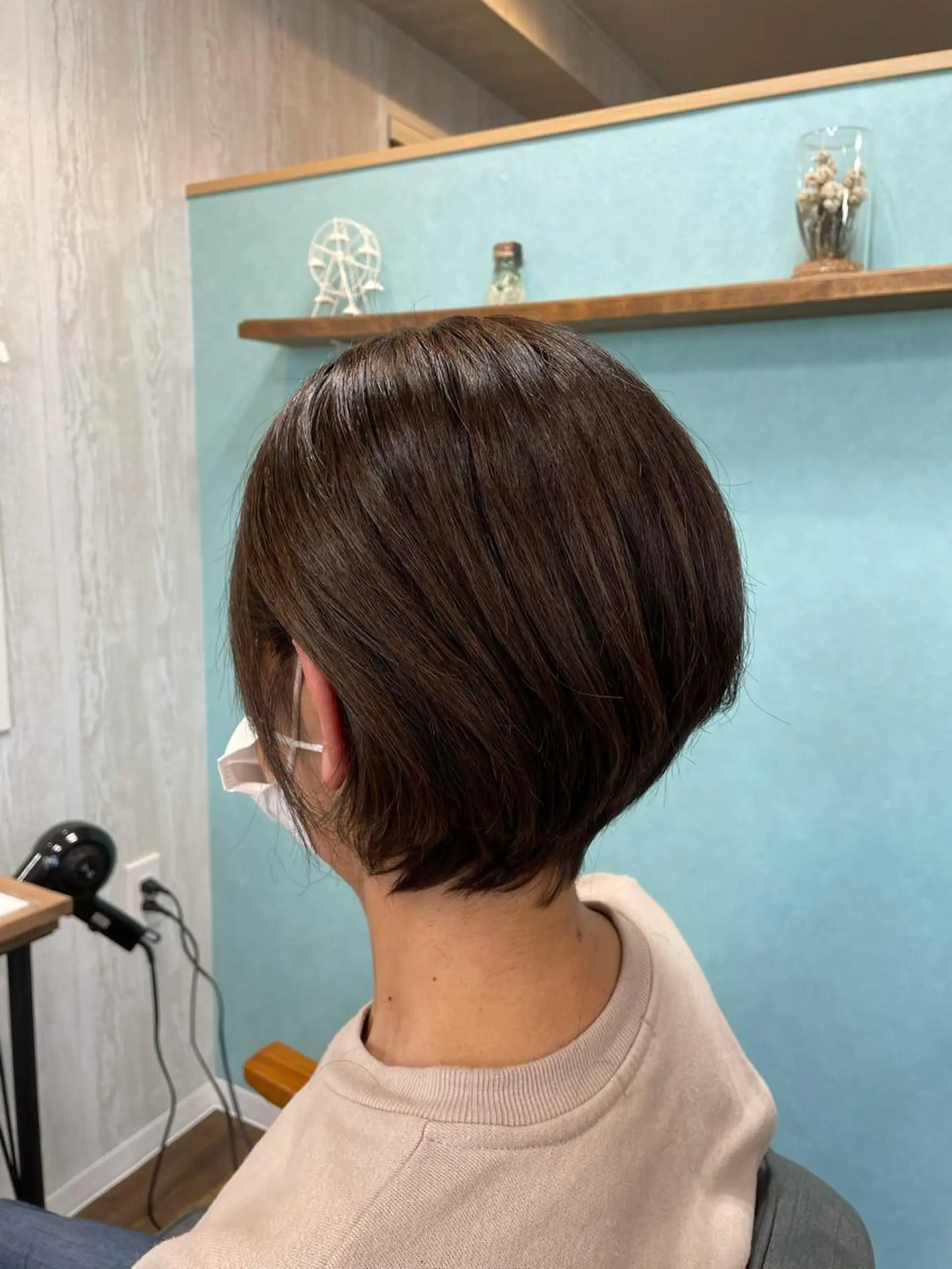 ショート カラー ショートボブ ボブ ショートヘア カット ヘアカラー トリートメント TELA HAIR 守谷のヘアスタイル