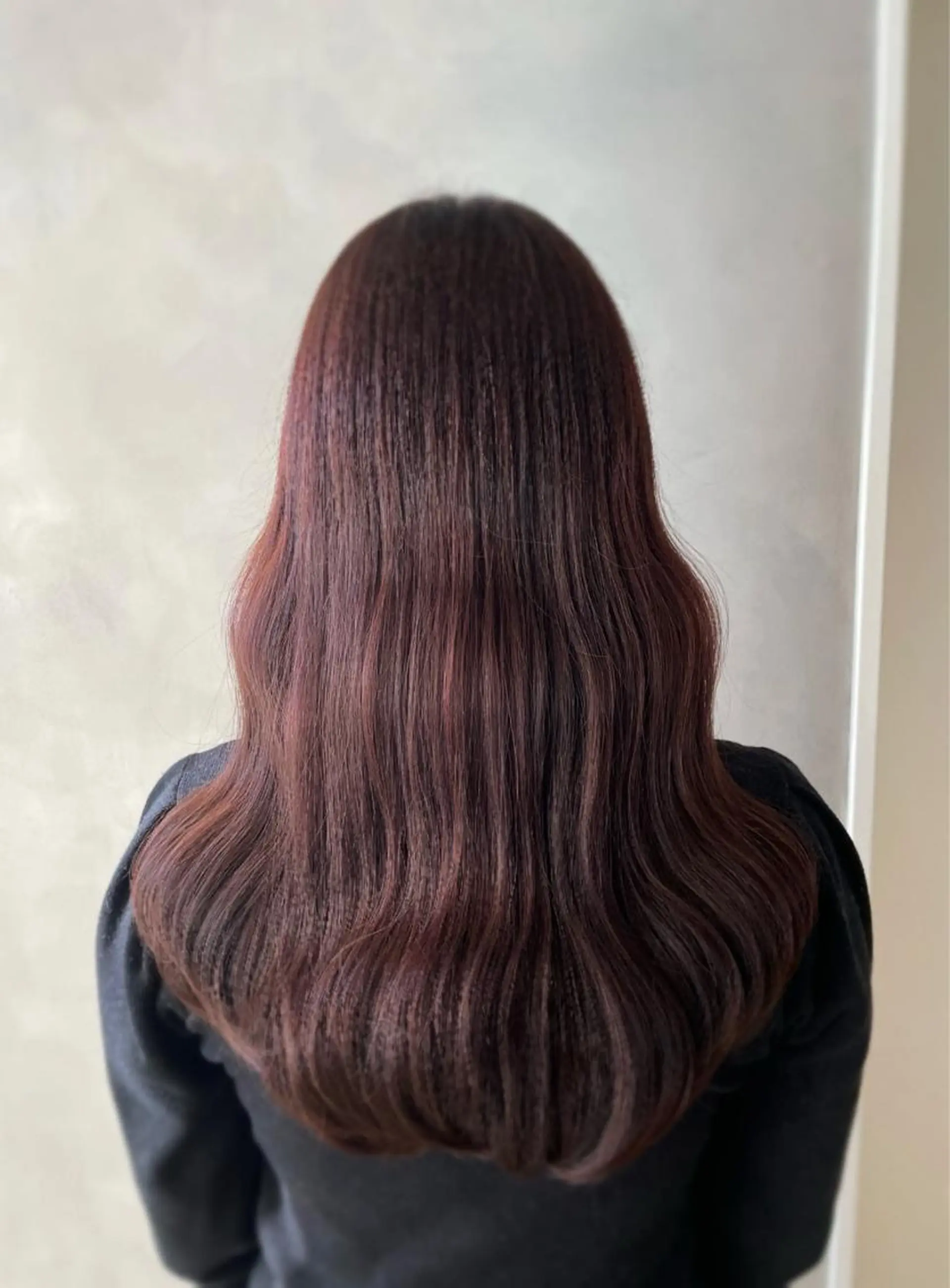ロング カット ヘアカラー トリートメント ❤︎︎韓国ヘア❤︎︎ 𝑺𝒉𝒊𝒉𝒐のヘアスタイル