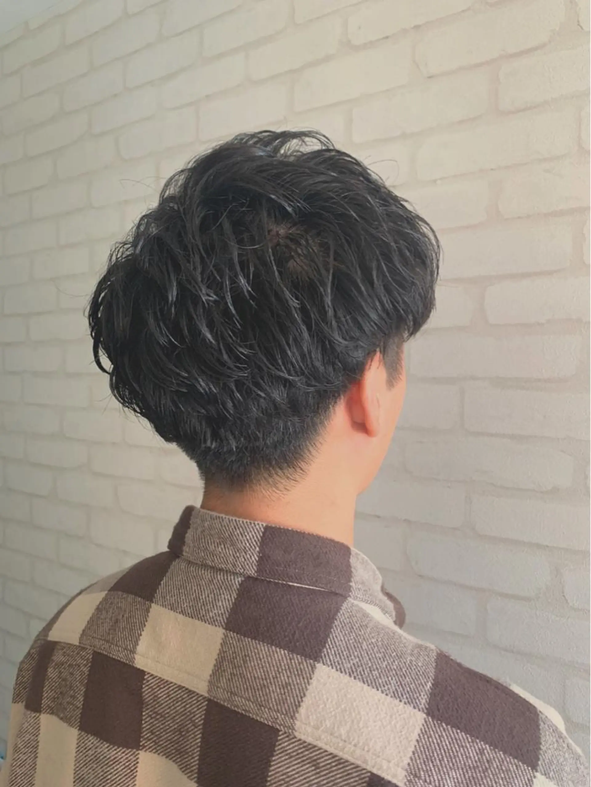 ショート パーマ メンズ メンズパーマ TELA HAIR牛久店所属・透明感カラー✨ 吉田大樹のヘアスタイル