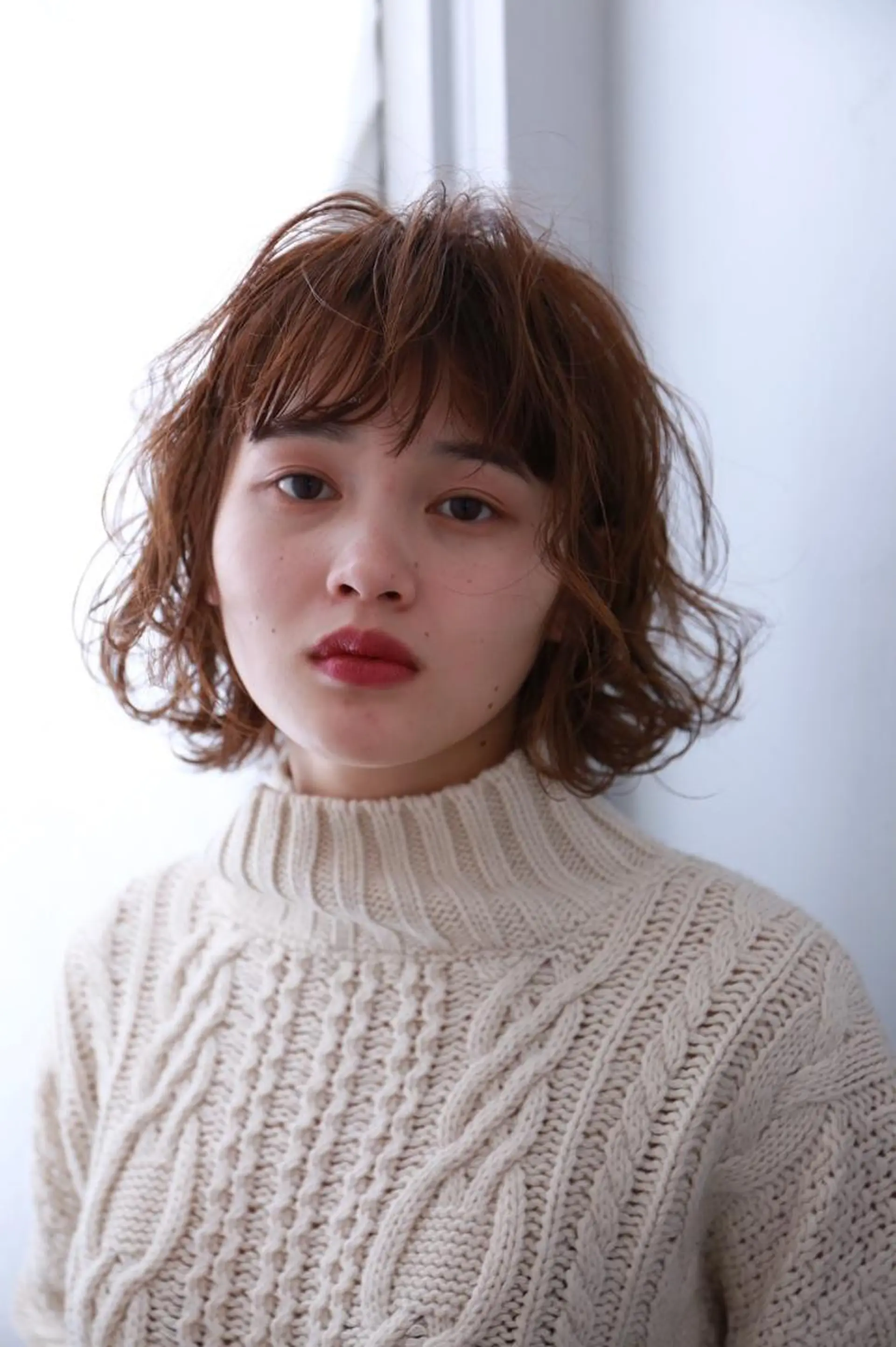 ミディアム カラー パーマ 山下 直人のヘアスタイル