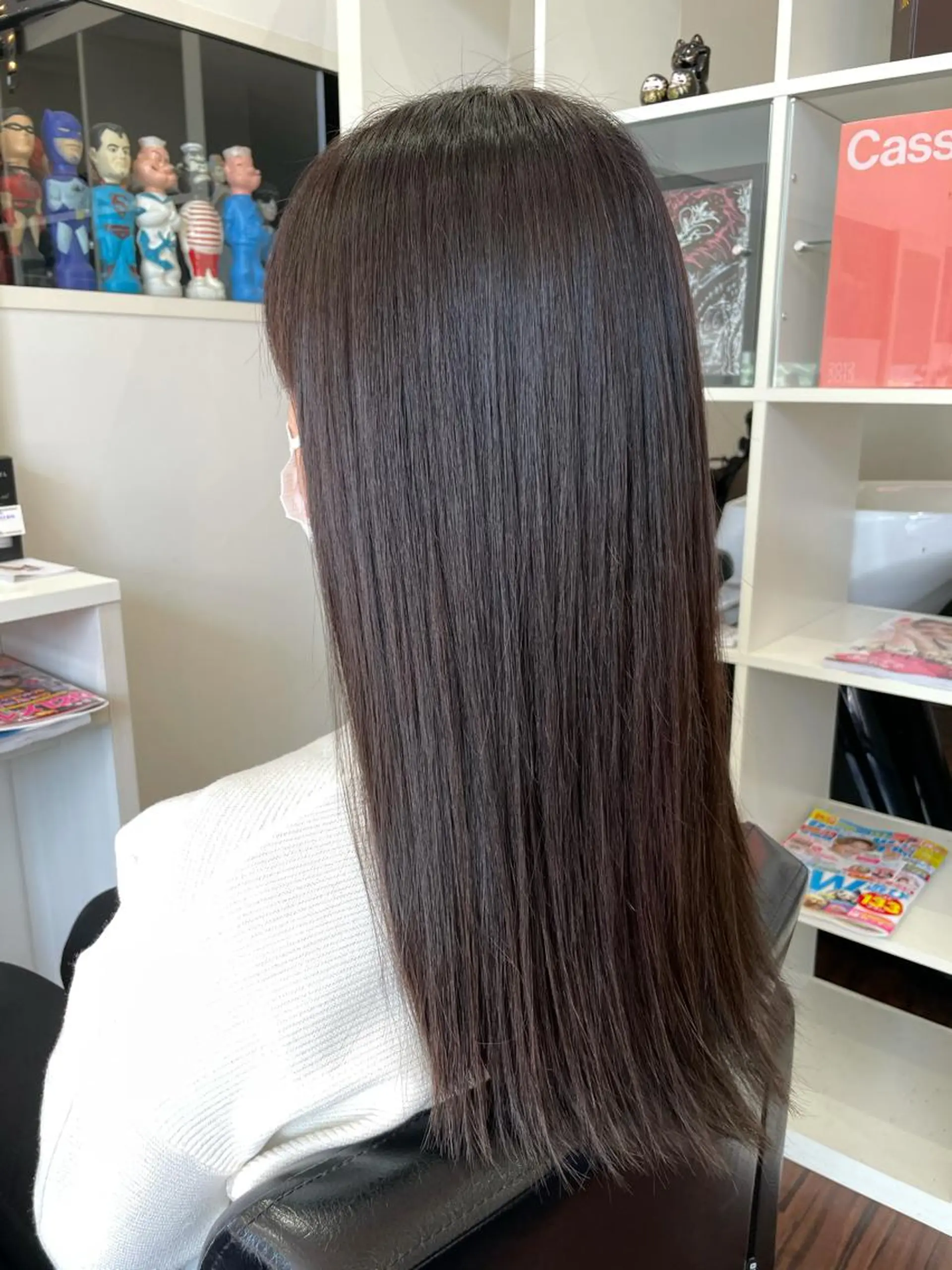 ロング 縮毛矯正 SHINYA シンヤヘアーズのヘアスタイル