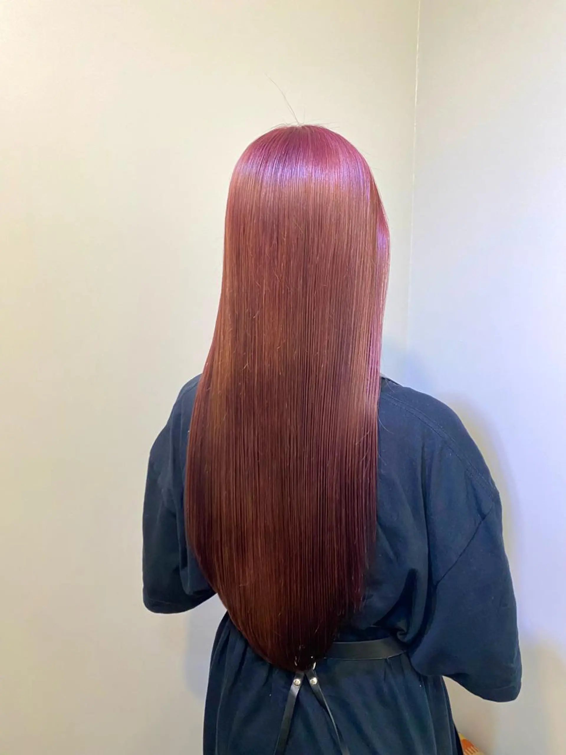 ロング カラー ブリーチ毛対応酸性 ストレート🌈サキのヘアスタイル