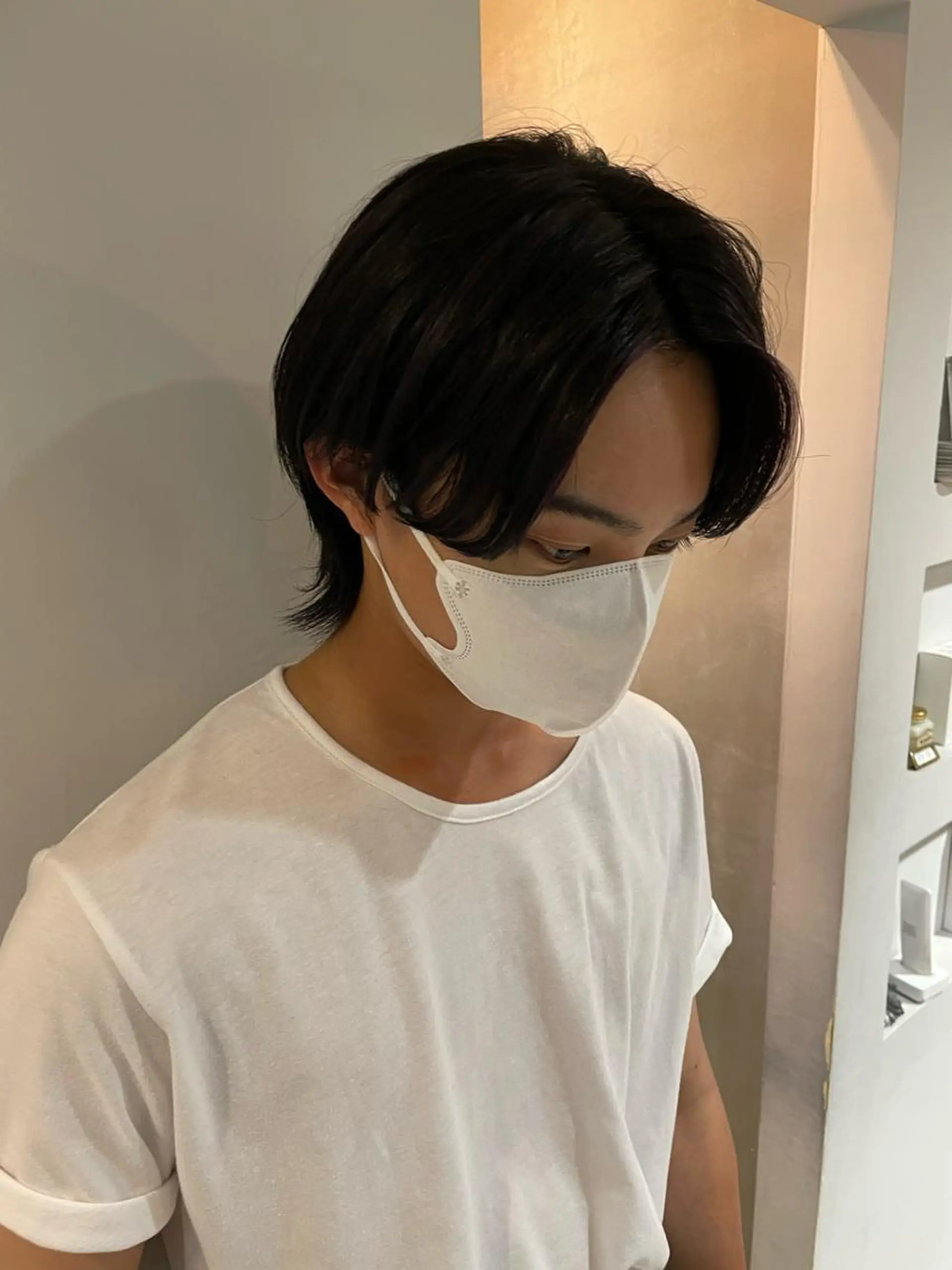 ショート Null 表参道所属・岩下昂世/ ハイトーン/デザインのヘアスタイル