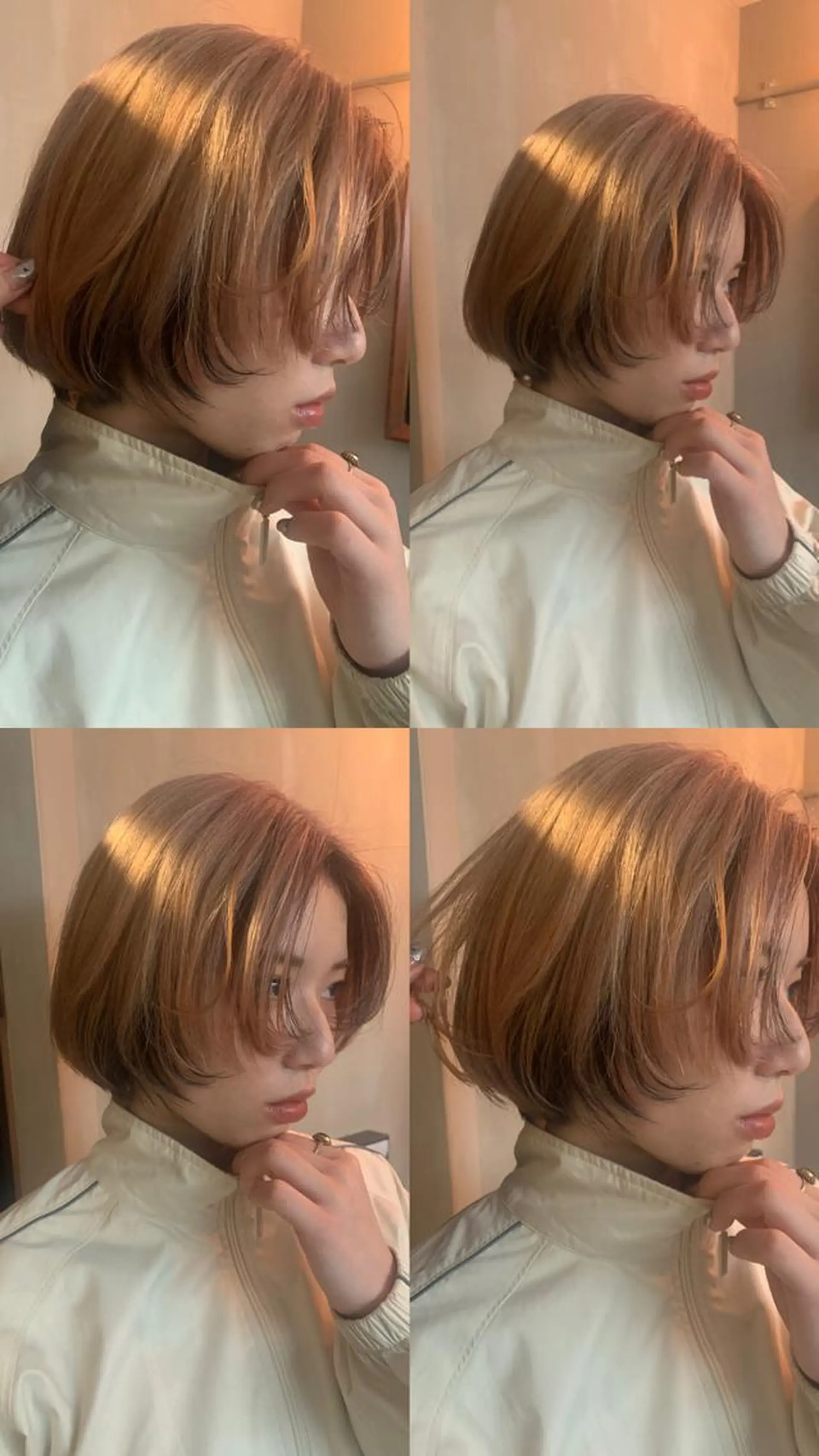 ショート Alter所属・layer/透明感 ハイトーン/kanaのヘアスタイル
