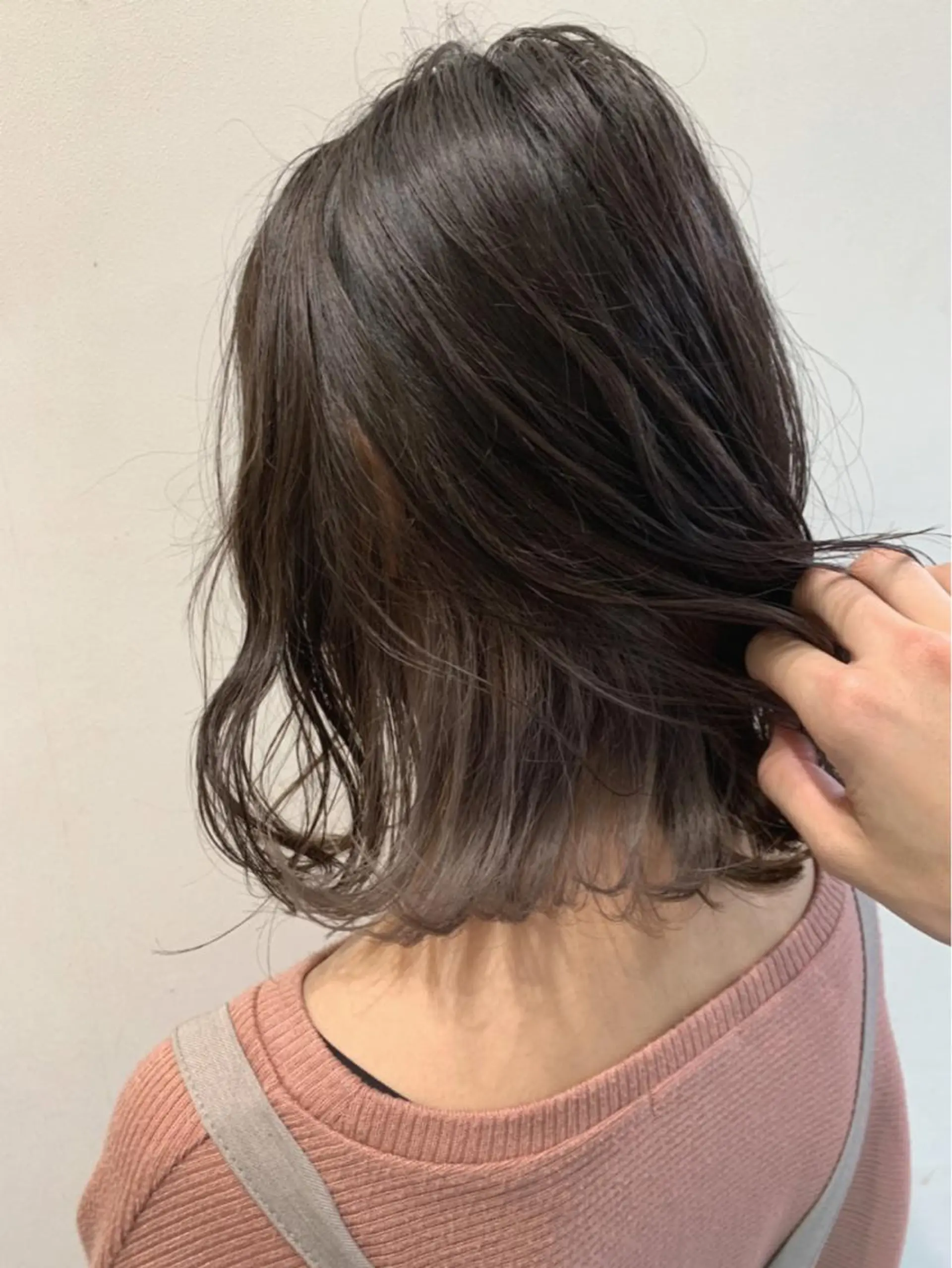 セミロング カラー インナーカラー メンズブリーチカラー /NAOのヘアスタイル