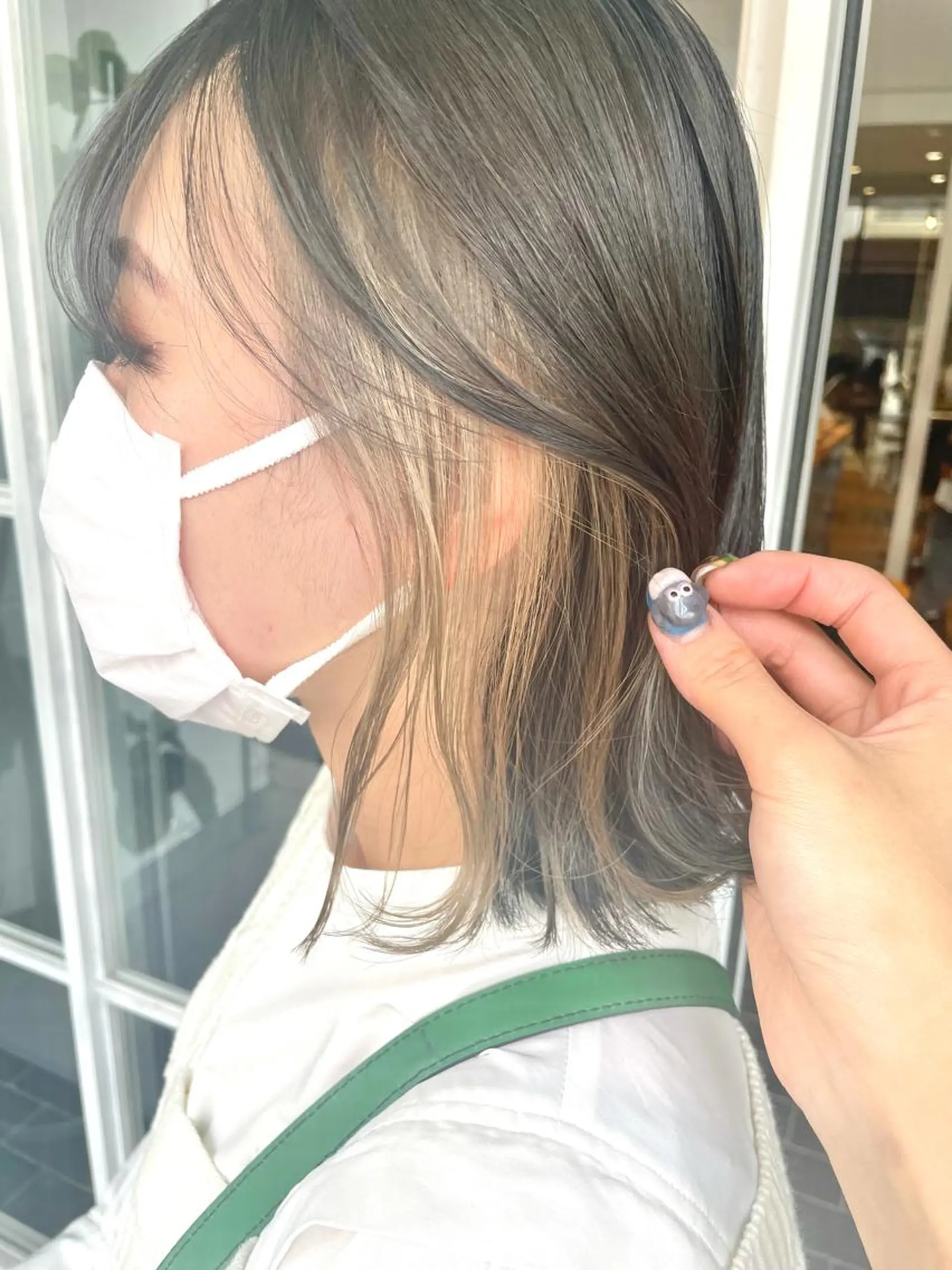 ショート カラー ブルーカラー 透明感カラー 🌈🌸あおき みちる🌟💗のヘアスタイル